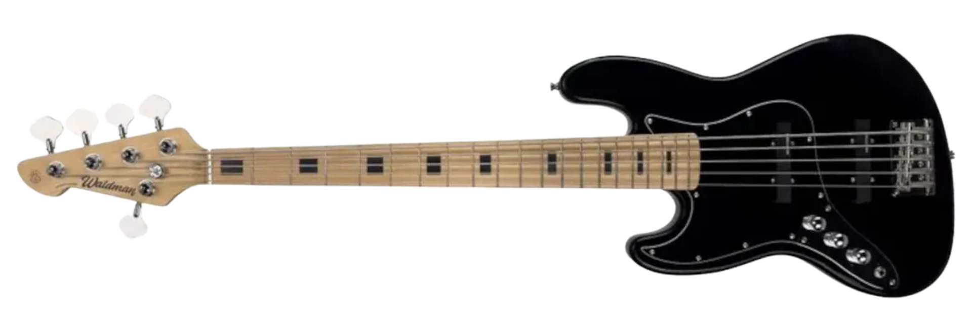 Contrabaixo Waldman Canhoto GJJ205XL BBK Black Burst Jazz Bass 5 Cordas Passivo