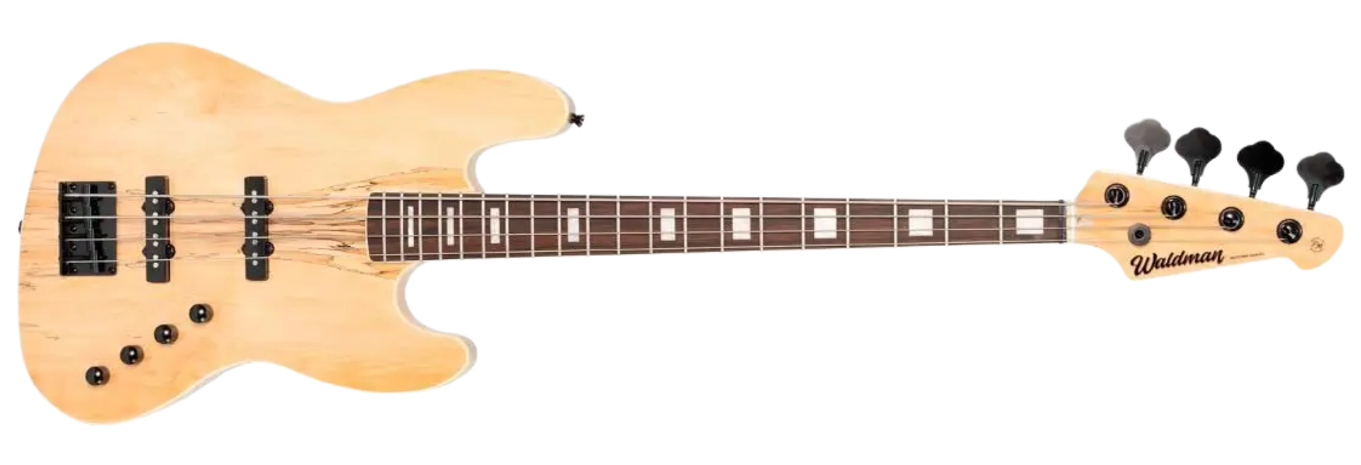 Contrabaixo Waldman GJJF450A SPAM Spalted Amber Jazz Bass 4 Cordas Ativo