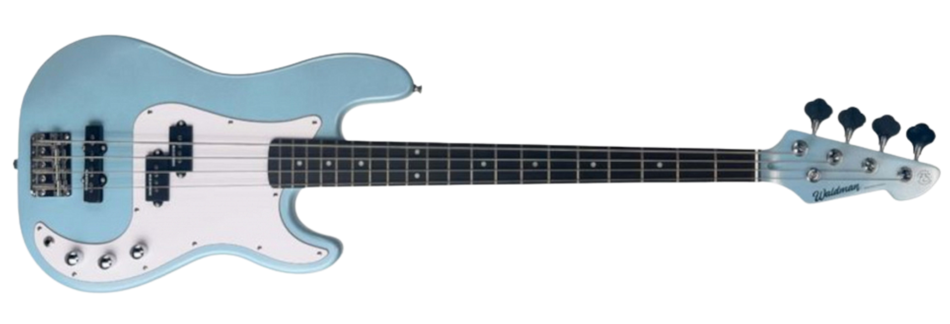 Contrabaixo Waldman GPJ-110 MBL Metallic Blue 4 Cordas Precision Jazz e Bag