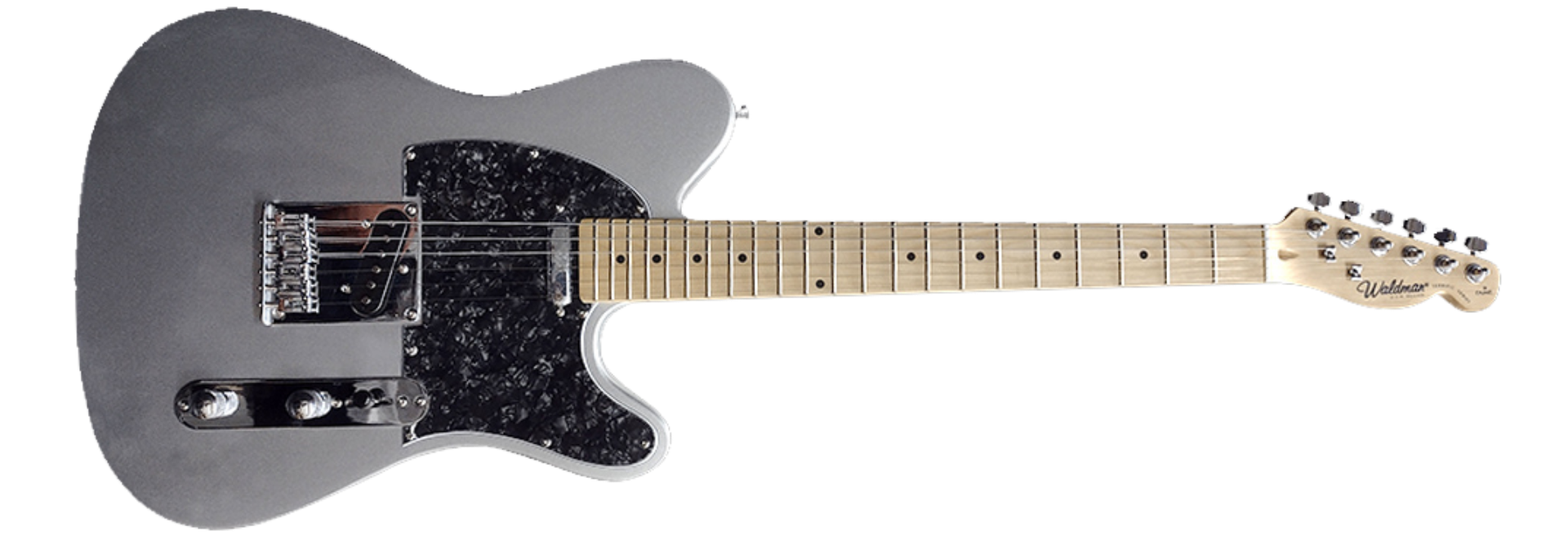 Guitarra Elétrica Waldman GTE-100T SV Silver Telecaster 2 Single Coil
