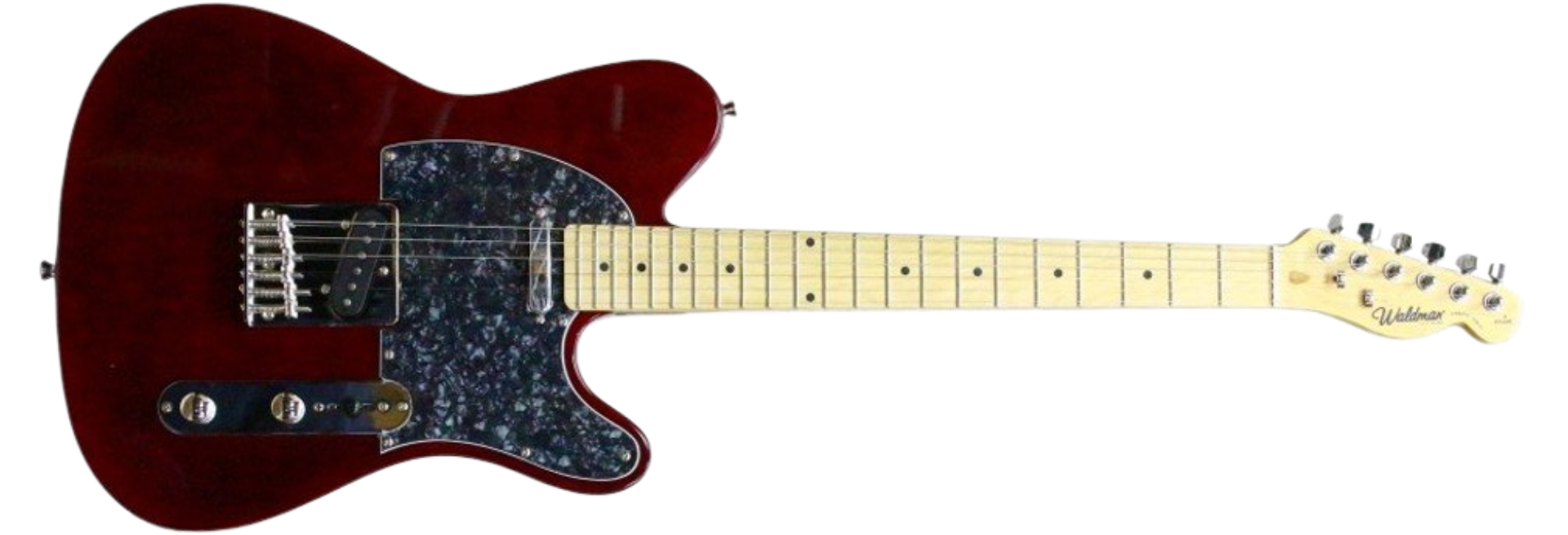 Guitarra Elétrica Waldman GTE-200 DN Vinho Telecaster 2 Single Coil