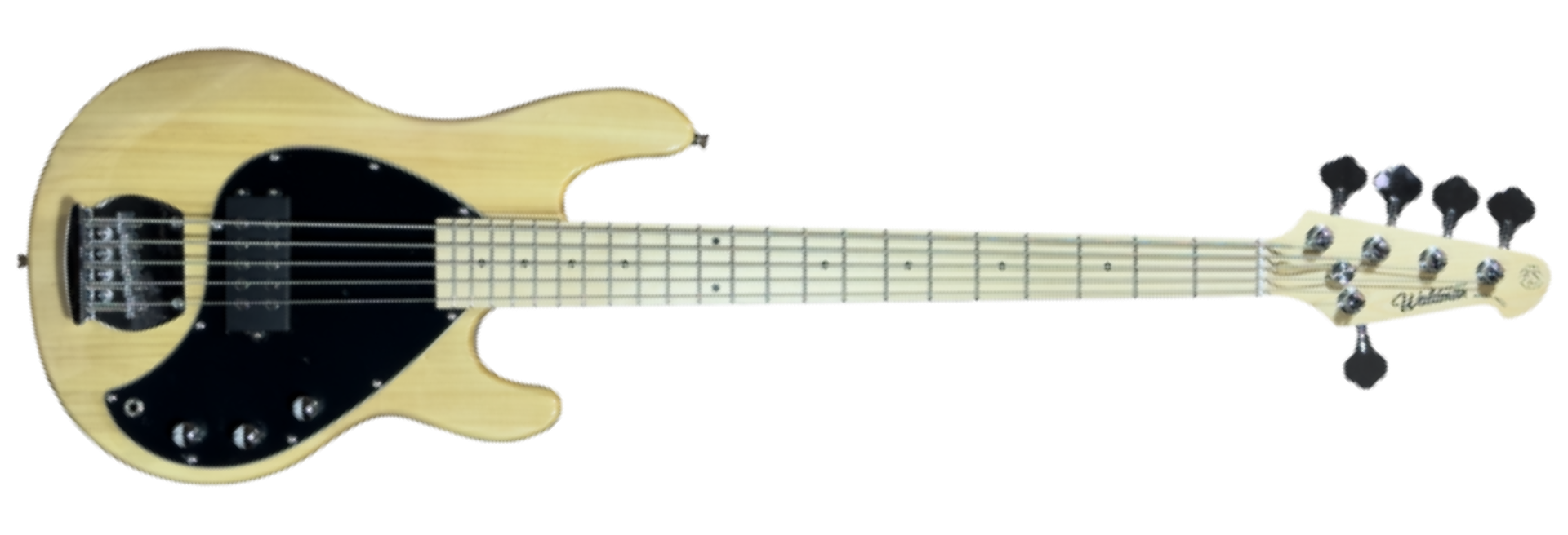 Contrabaixo Waldman MB-105 NAT Natural 5 Cordas Music Man Humbucker