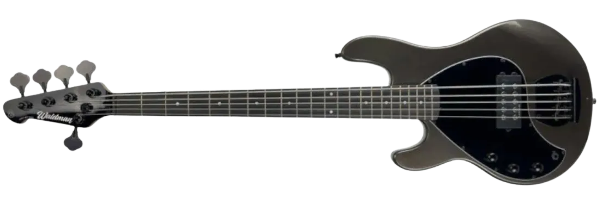 Contrabaixo Waldman MB-105L GP Graphite LH Canhoto 5 Cordas Music Man Humbucker