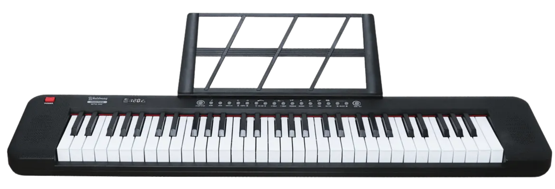 Teclado Waldman ClassTone WTS-100BK BK Black 61 Teclas 200 Timbres e 200 Ritmos