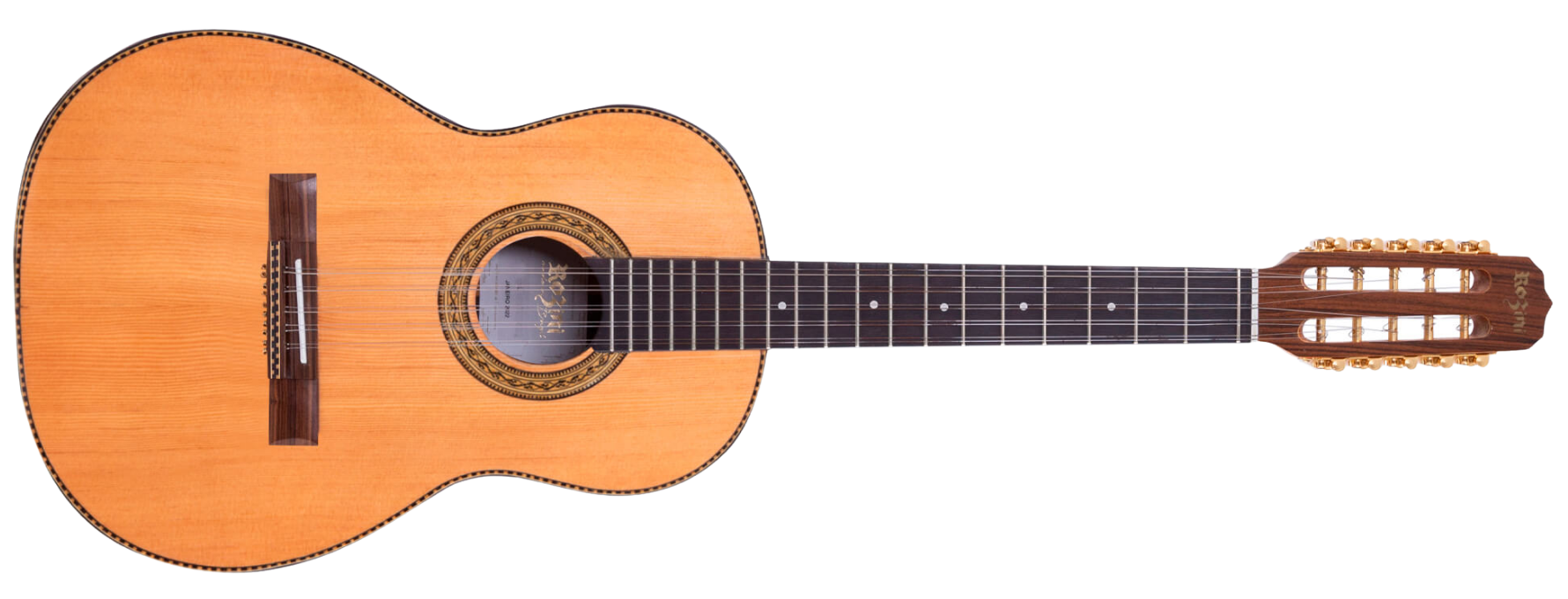 Viola Acústica Rozini RV115.AC.N.LP Presença Brasil Esplendor Clássica NAT Natural Brilho Douglas Fir e Louro-Preto