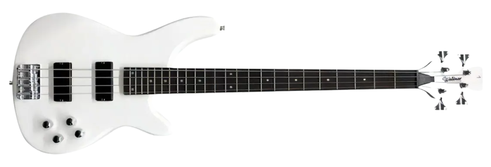 Contrabaixo Waldman GBW-100A WH White Ativo 4 Cordas Humbucker