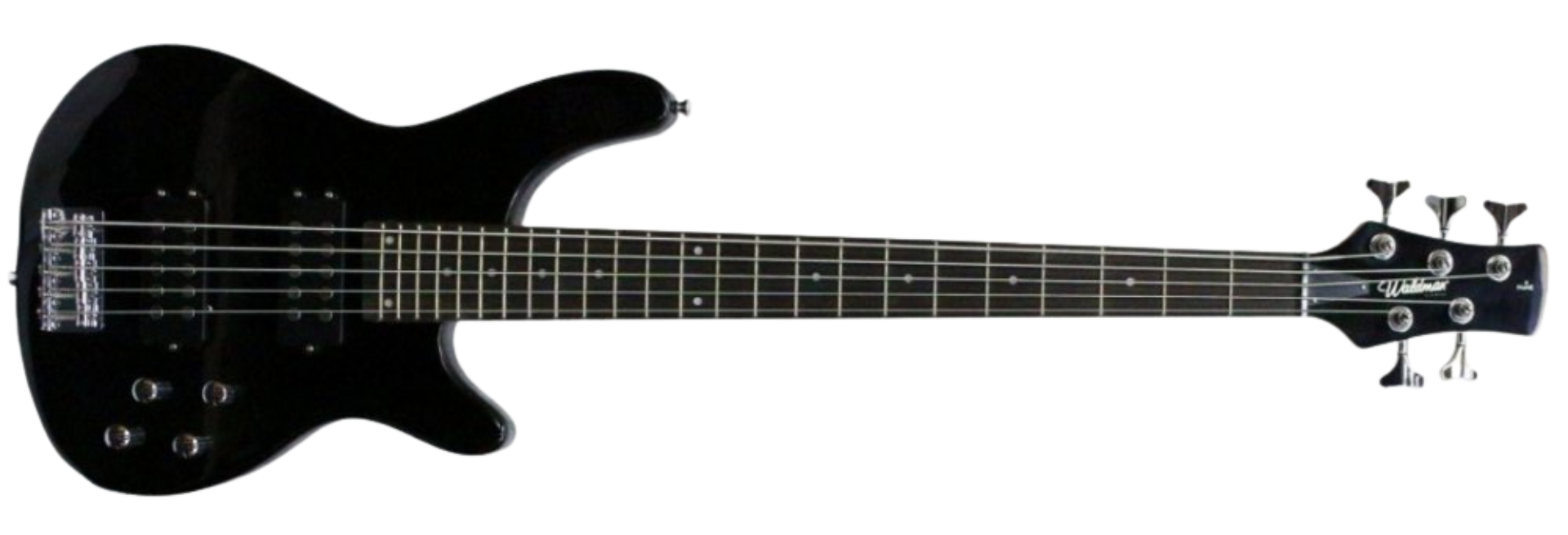 Contrabaixo Waldman GBW-105 BK Black 5 Cordas Humbucker HH