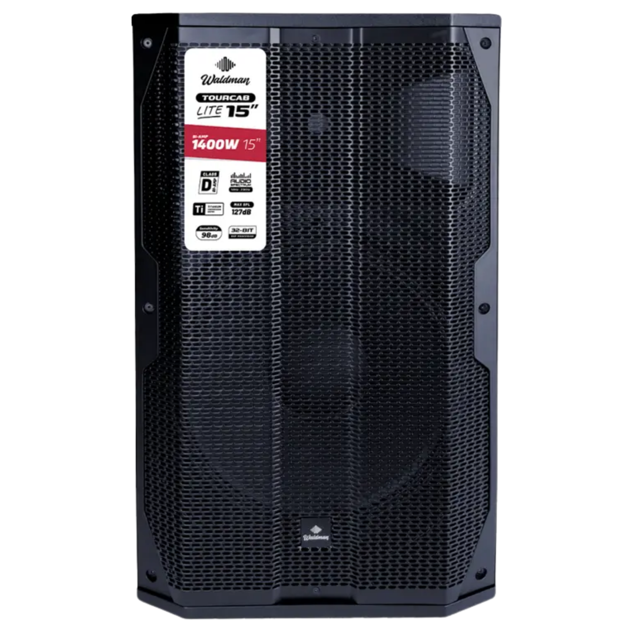 Caixa de Som Ativa Waldman TCL-1400-15DSP TourCab Lite 15 Pol 350W RMS DSP e Bluetooth