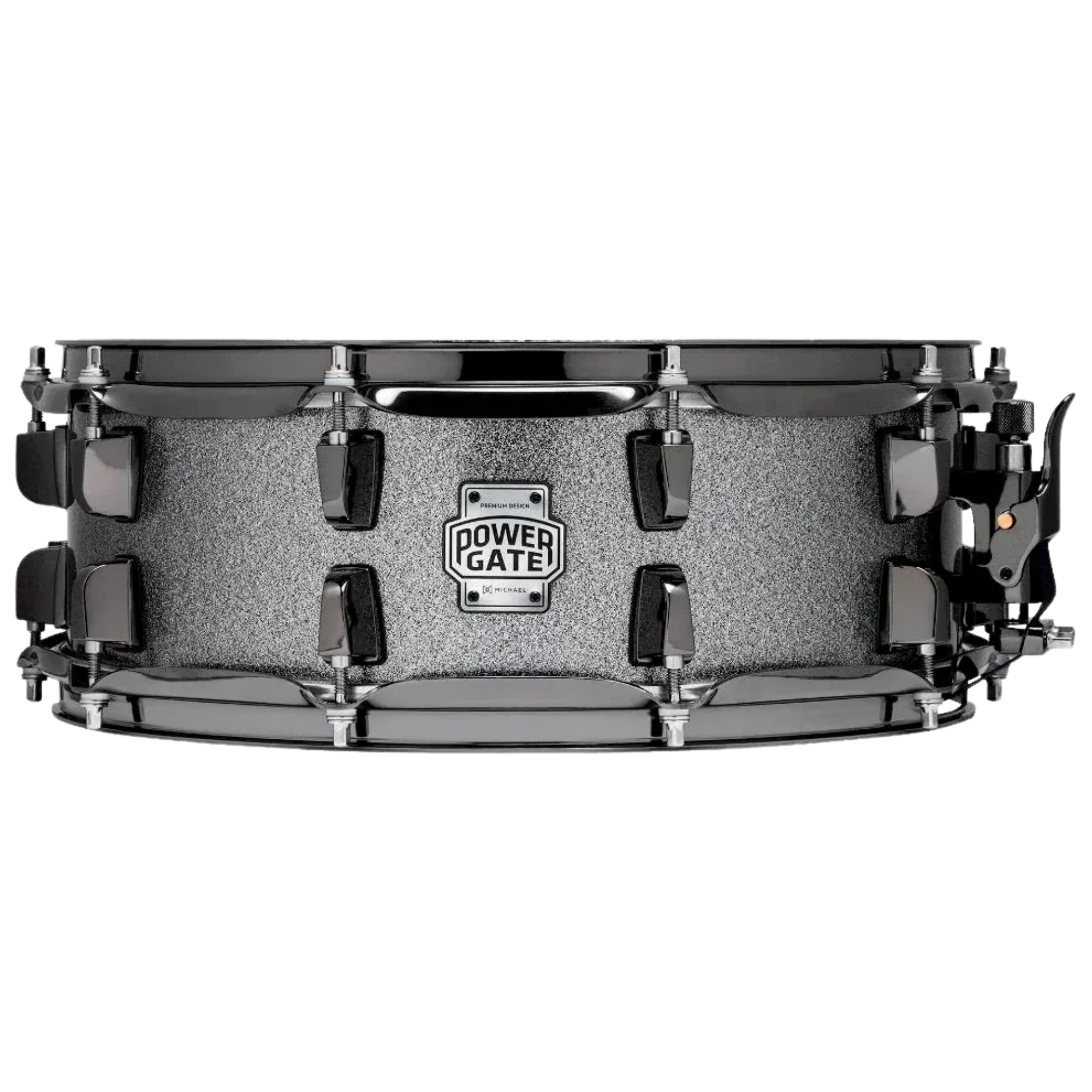Caixa de Bateria Michael Powergate Graffiti PGG1405 14x5 com Aros Power Hoop 2,3mm e Esteira 24 Fios