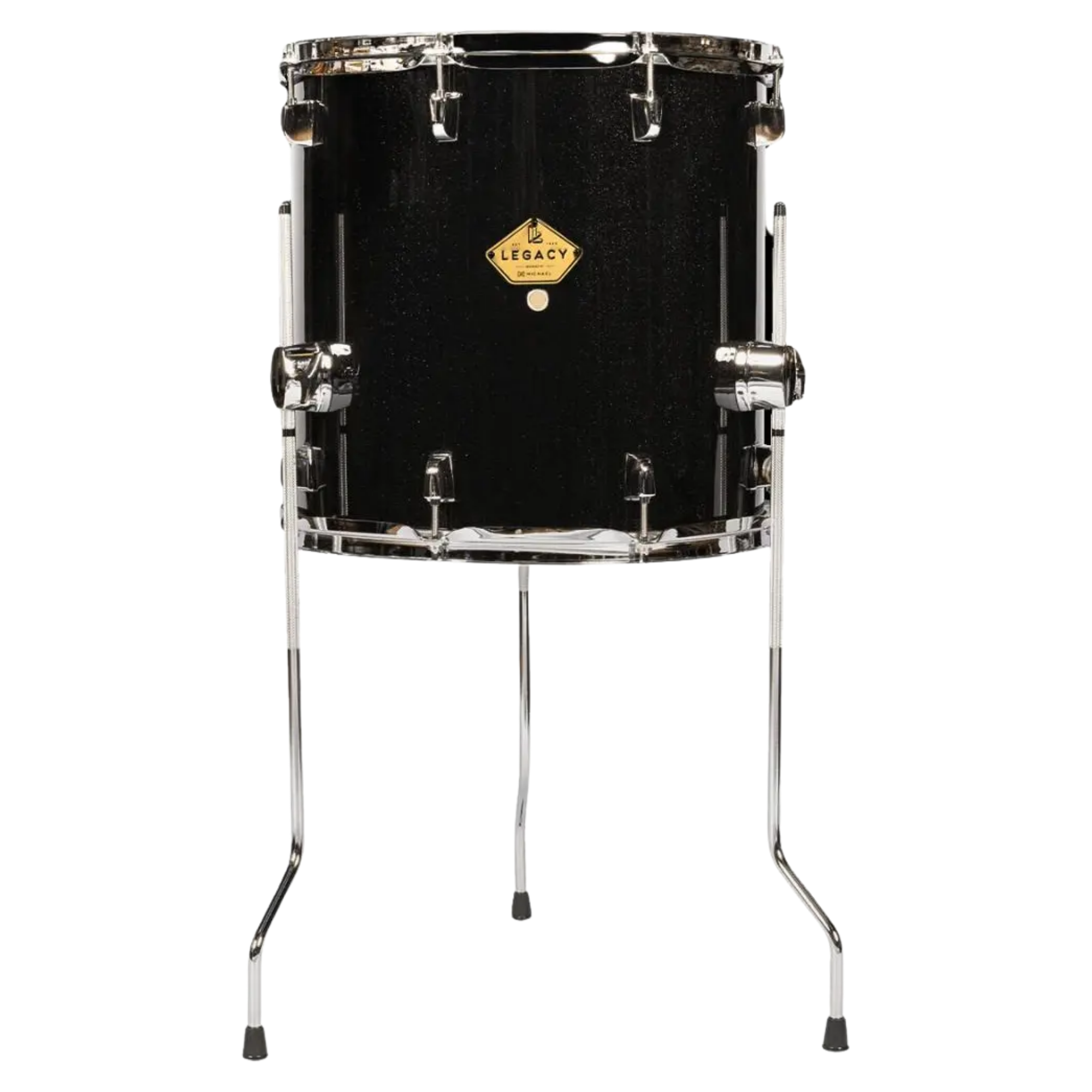 Surdo de Bateria Michael Legacy DMLF1414 SBK 14 Polegadas 14x14 Black Gloss
