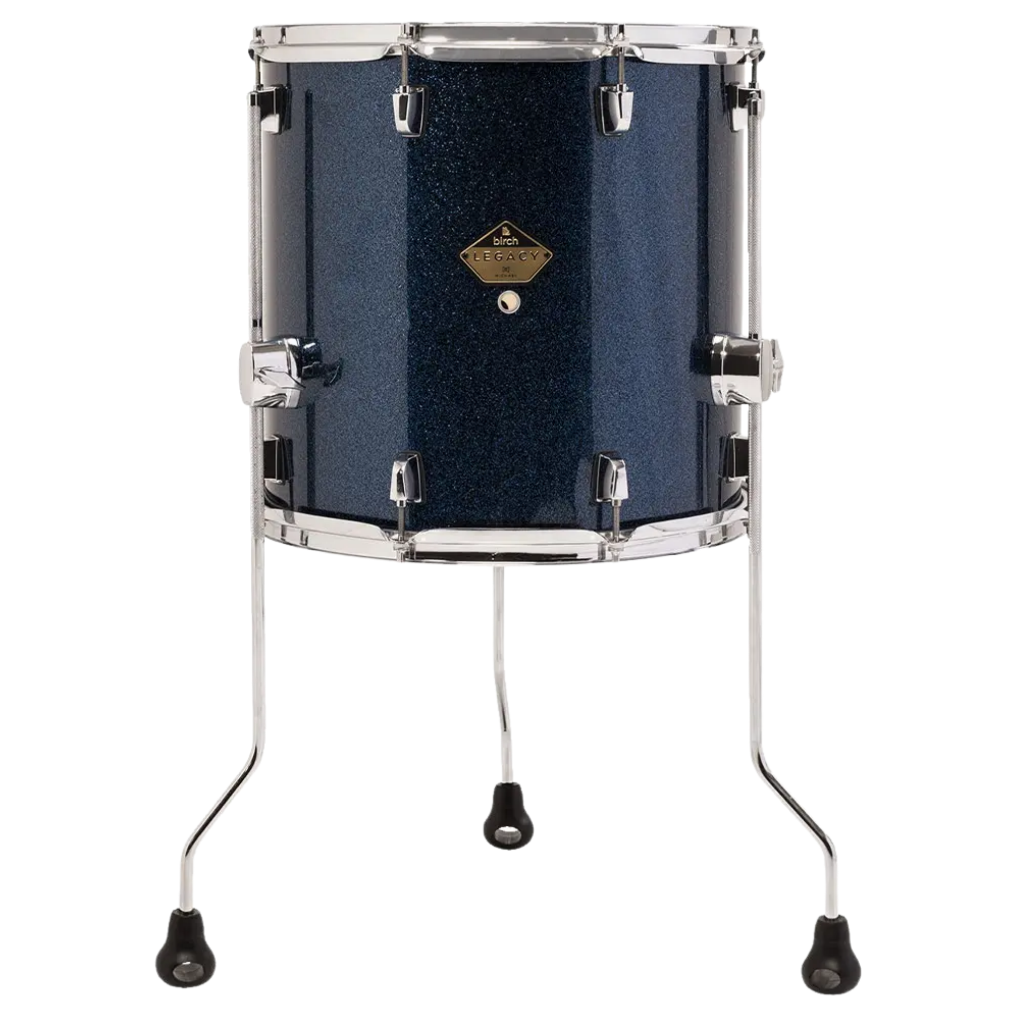 Surdo de Bateria Michael Legacy Birch DMBF1414 DBS 14x14 Deep Blue Sparkle