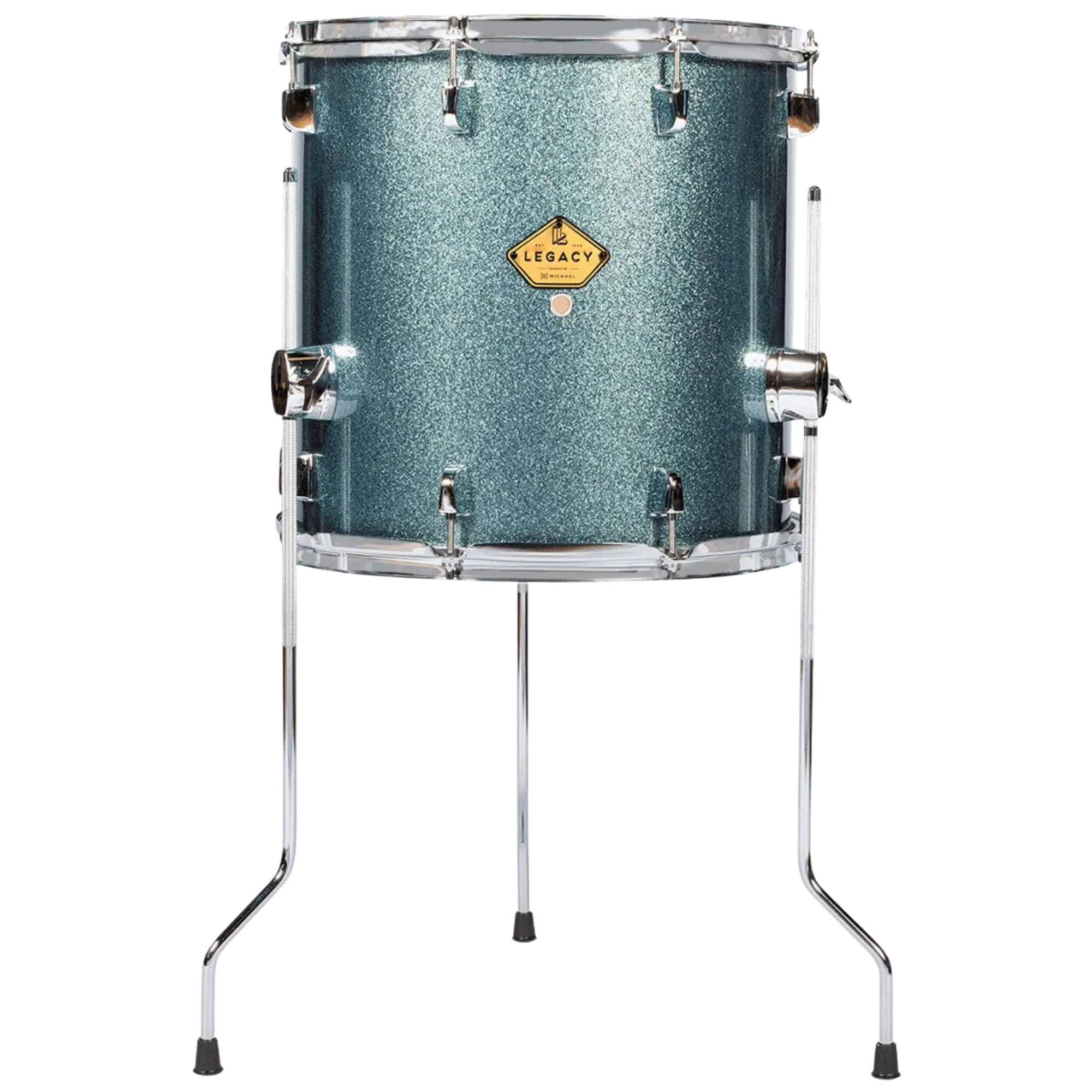 Surdo de Bateria Michael Legacy 16x16 SMB Sparkle Marine Blue