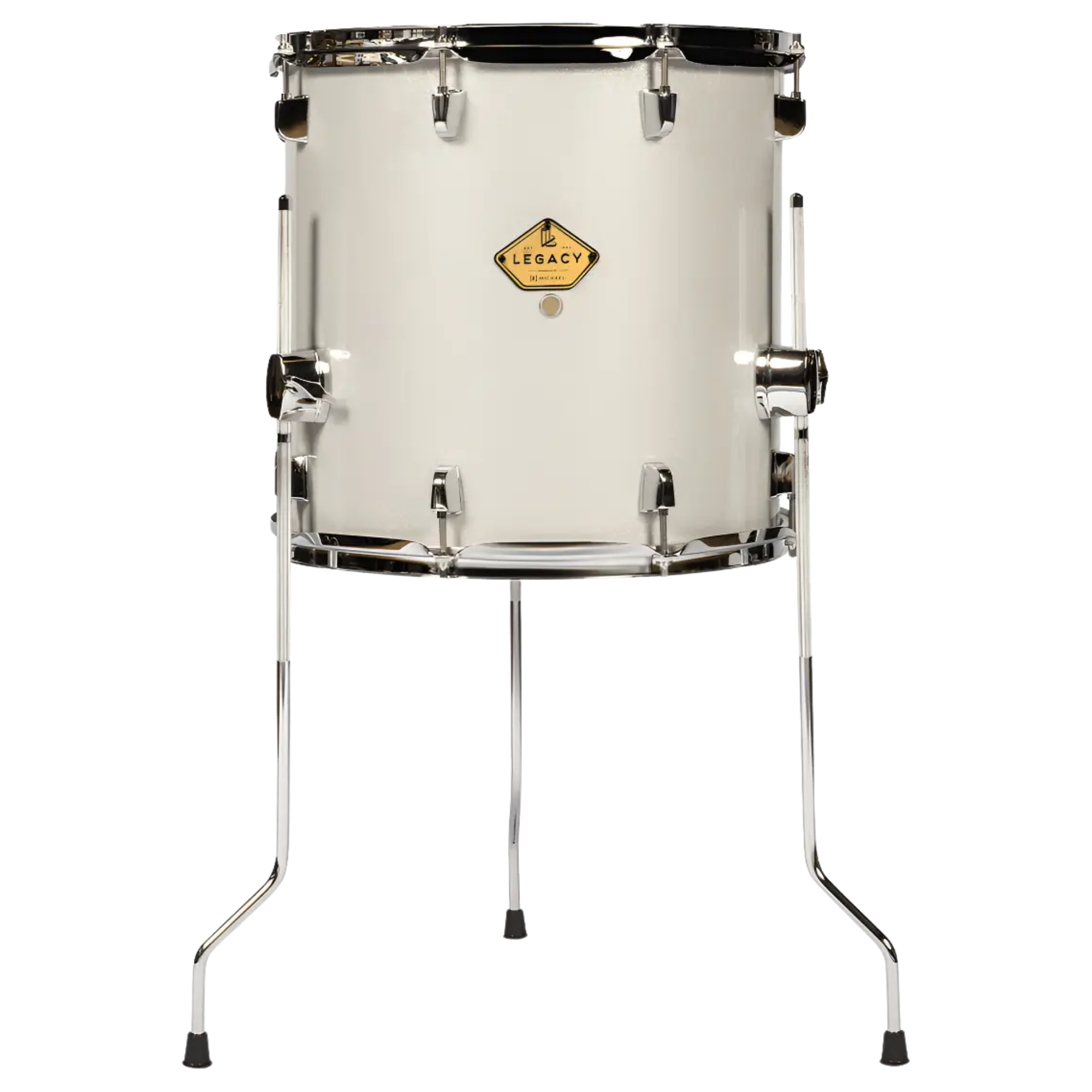Surdo para Bateria Michael Legacy DMLF1414 SSR Sparkle Silver 14" x 14" Casco Poplar com Pés Extralongos