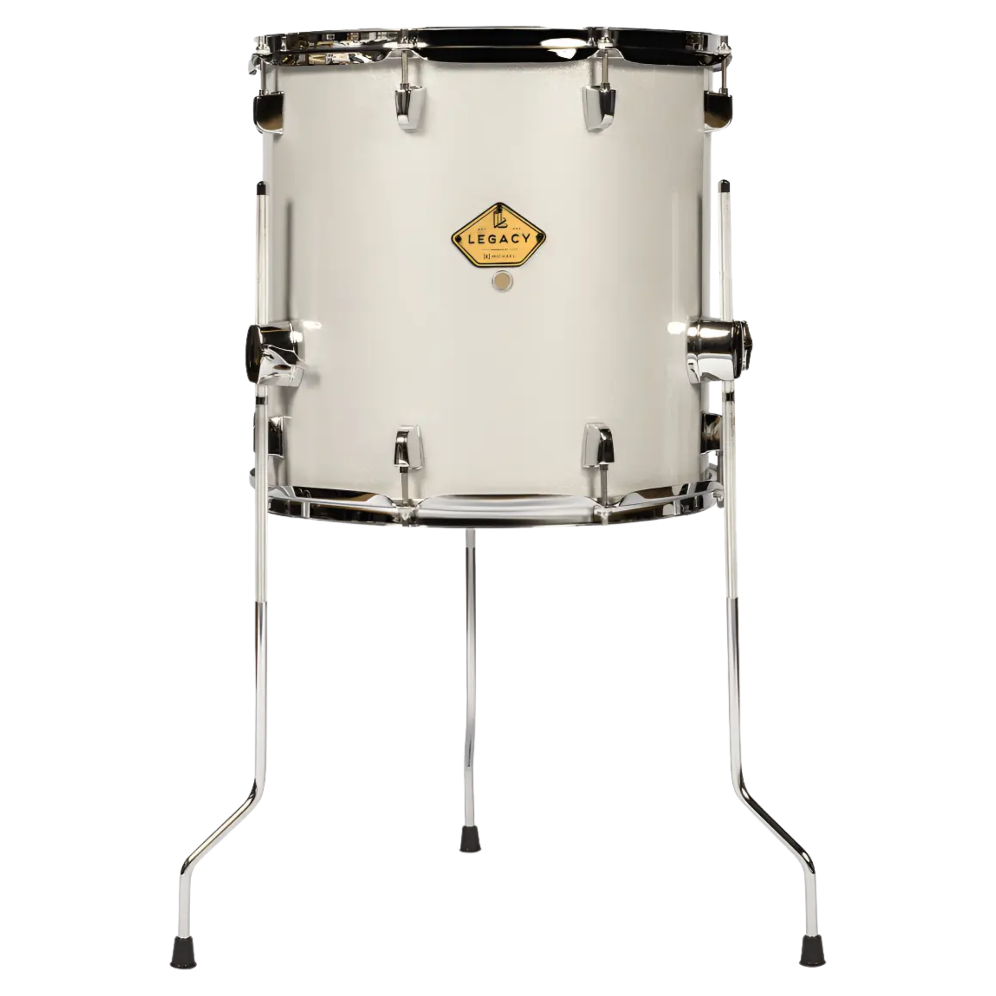 Surdo para Bateria Michael Legacy DMLF1616 SSR Sparkle Silver 16" x 16" Casco Poplar com Pés Extralongos