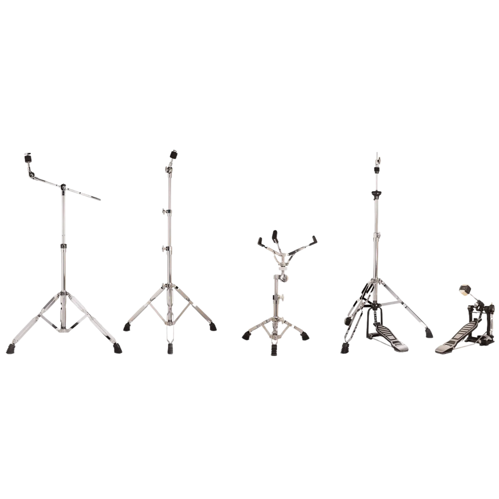 Kit de Ferragens Michael DMHK450 Pack Girafa Reta Caixa Chimbal e Pedal Pés Duplos