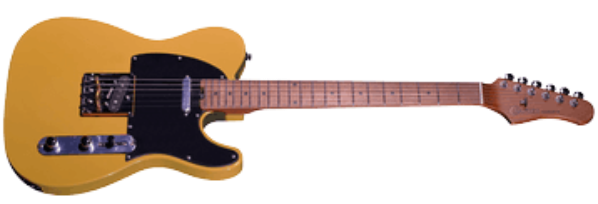 Guitarra Crafter Charlotte T Scotch Corpo em Alder Escala em Rosewood 22 Trastes Ponte Vintage Telecaster