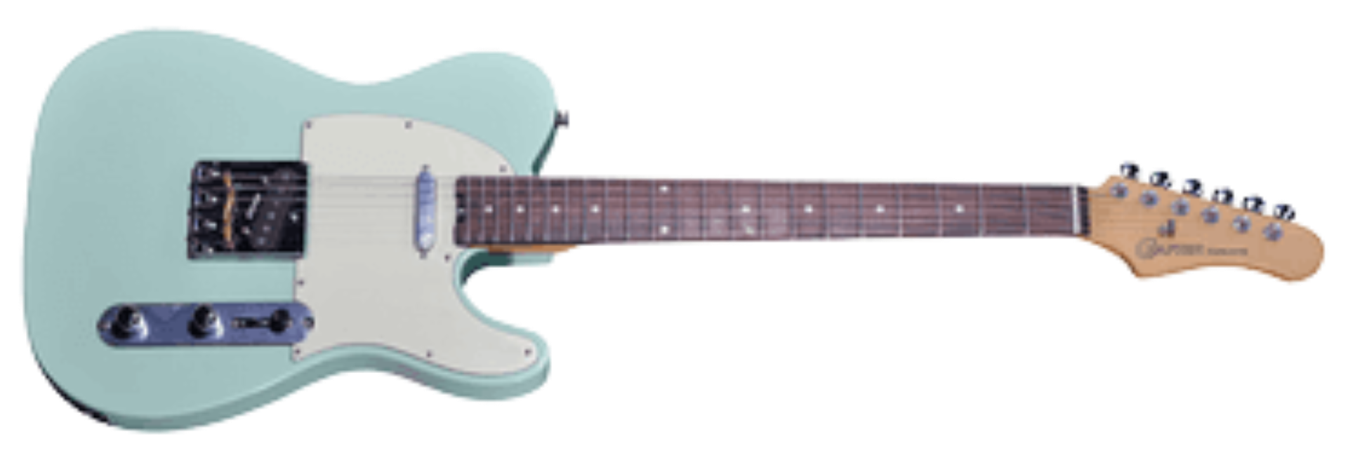 Guitarra Crafter Modern Sera T Green Corpo em Alder Escala em Inox 22 Trastes Ponte Tremolo Vintage