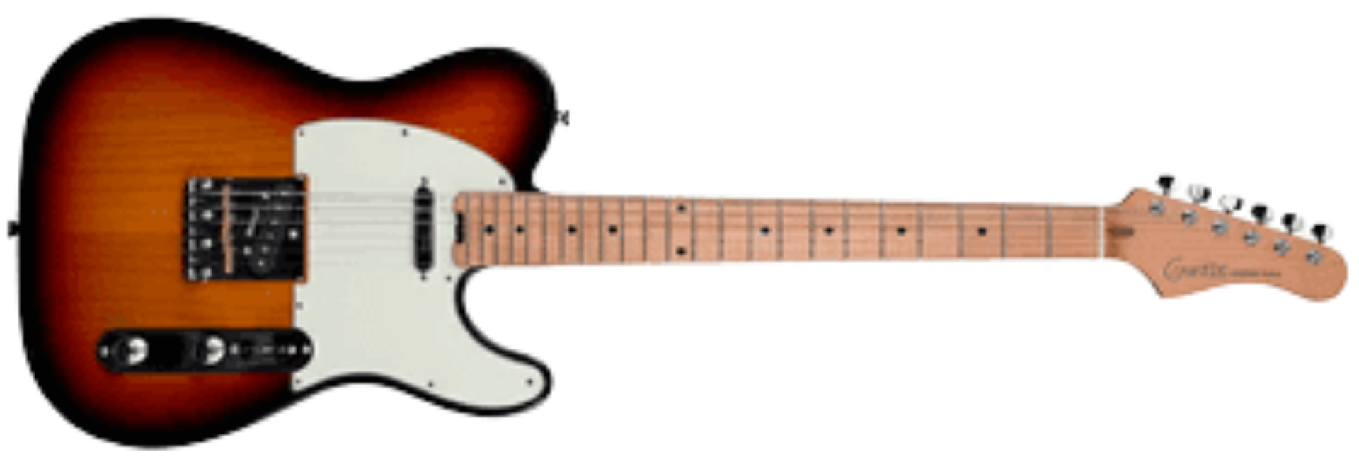 Guitarra Crafter Modern Seoul II 50 T Sunburst Corpo em Alder Escala em Rosewood 22 Trastes Ponte Vintage Telecaster HSS