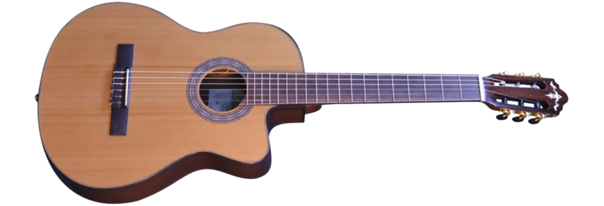 Violão Eletroacústico Nylon Crafter C-18 CE Solid Cedar EQ Platform NX Cutaway Tampo em Cedro Sólido com Equalizador