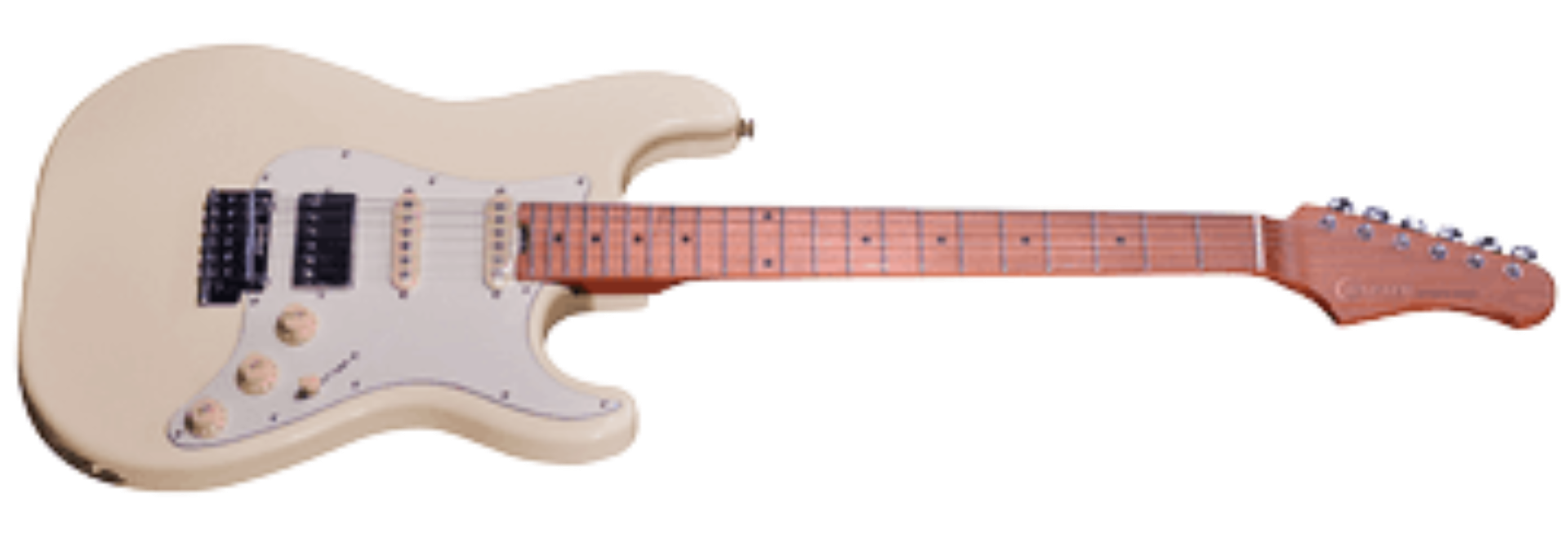 Guitarra Crafter Modern Seoul II S Alder Maple VVS Malty White