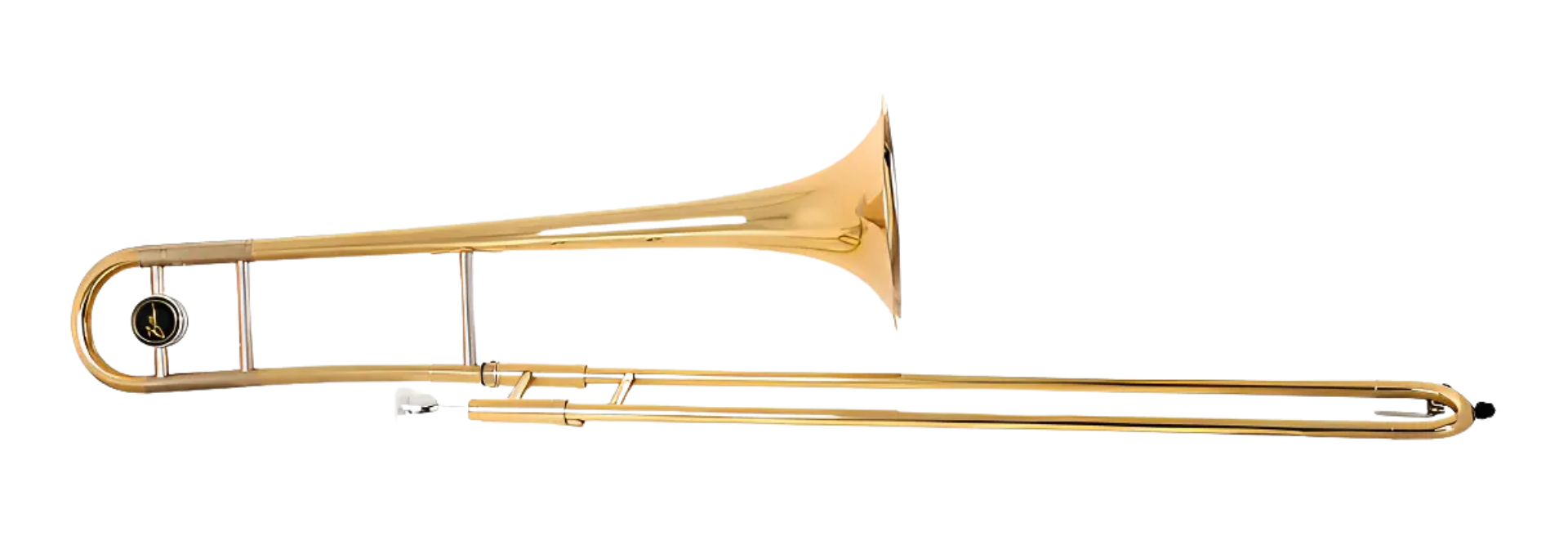 Trombone de Vara Zellmer ZSC300L Bb Sib Laqueado Profissional