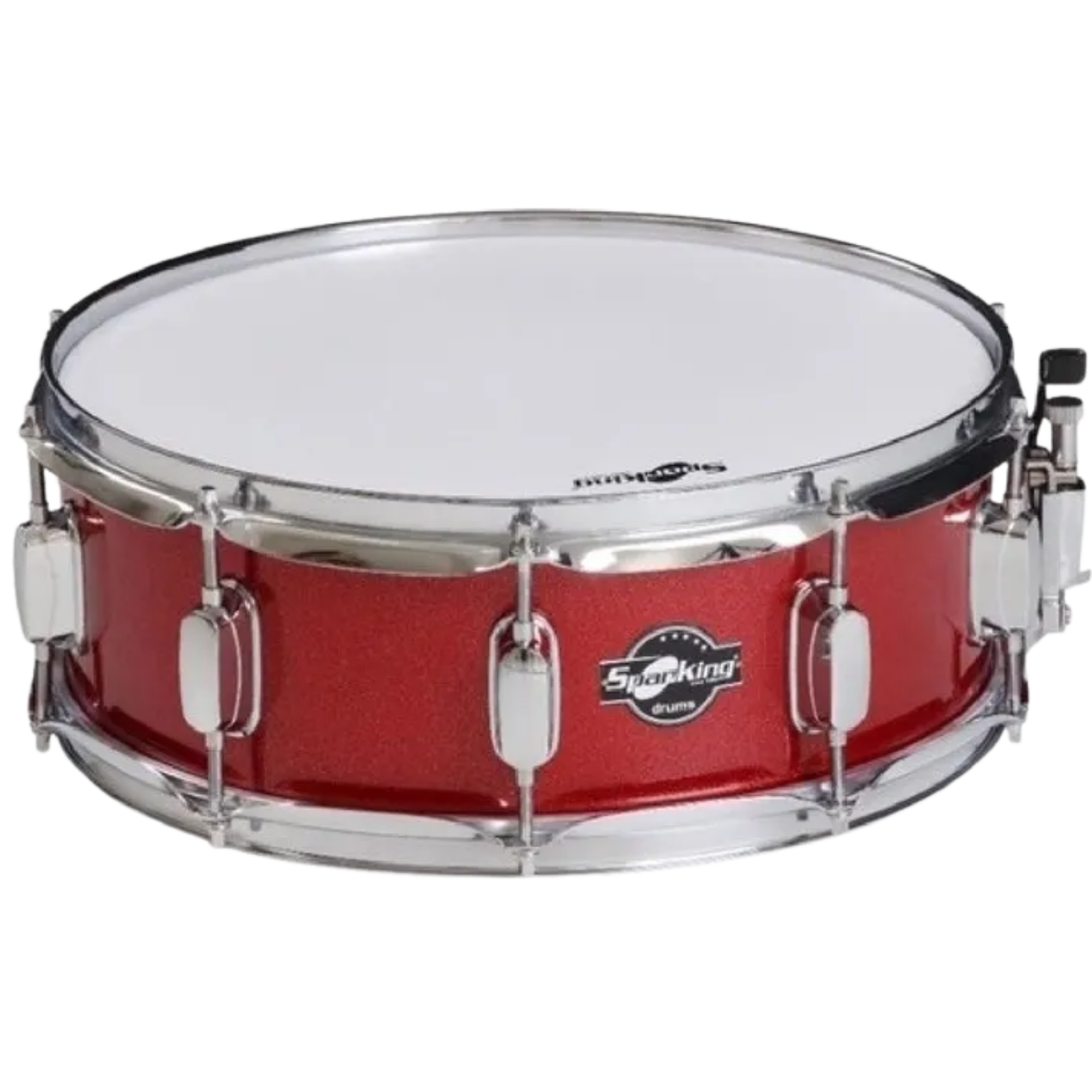 Caixa para Bateria Spanking 14x5 Red Sparkle 10 Afinações Aro 2,00mm
