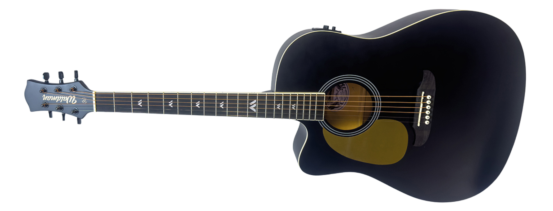 Violão Eletroacústico Aço Waldman True Tone TDCE-141L BK Black 41" Dreadnought Cutaway Basswood com EQ-3RT e Afinador