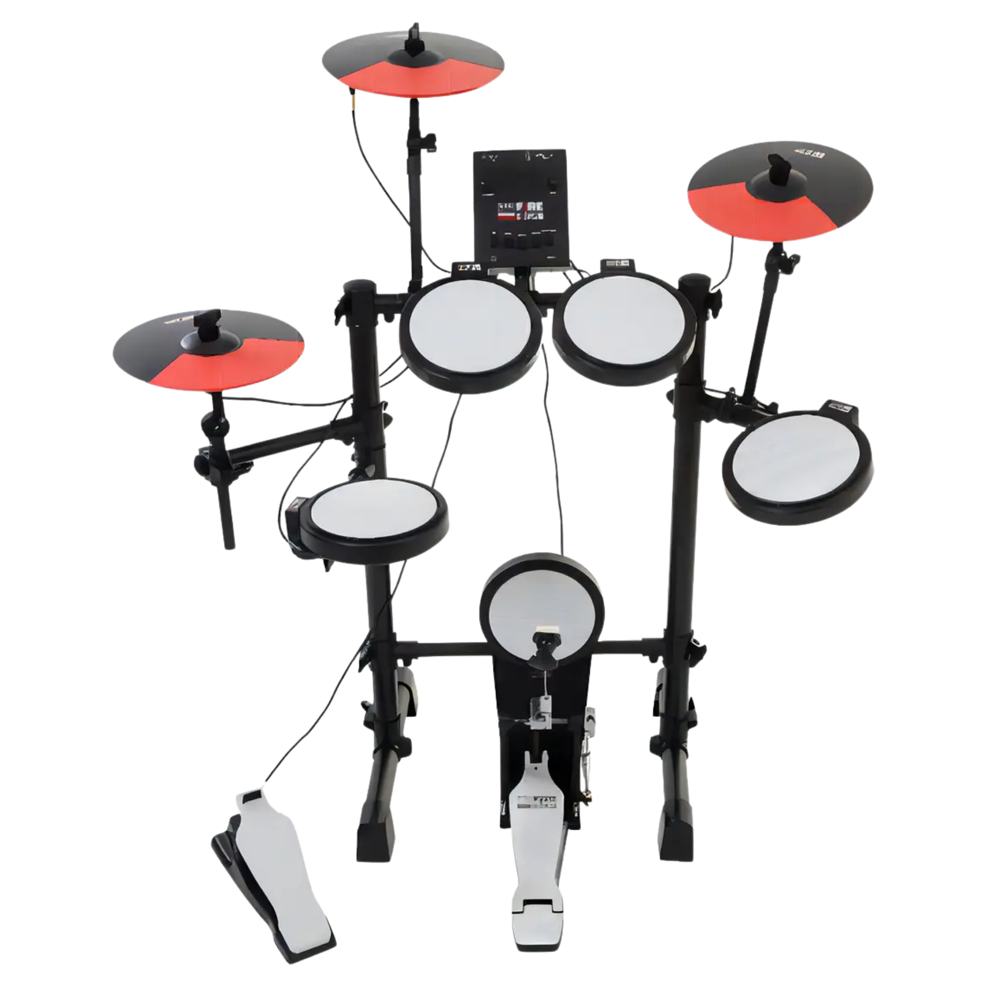 Bateria Eletrônica Pro Fire 607 com Pedal Kick e Módulo de Sons