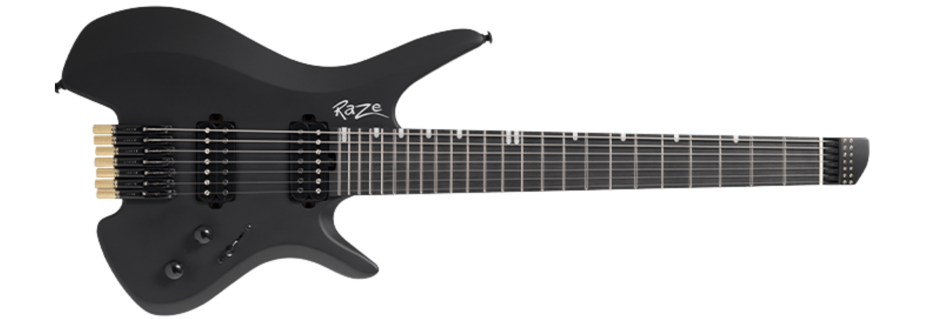 Guitarra Michael Raze GMR507 DK Darkside com Ponte Fixa e Captadores Humbucker