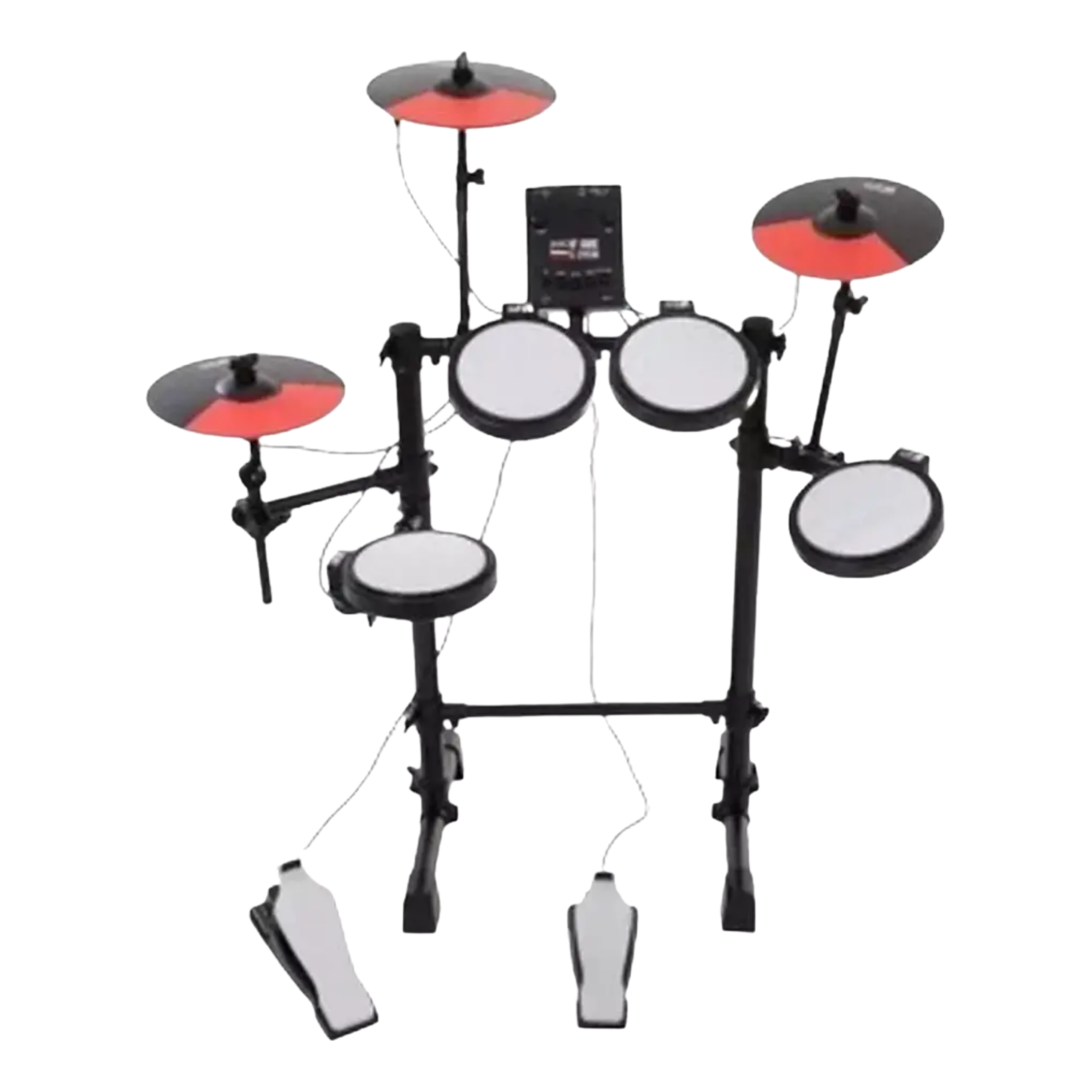 Bateria Eletrônica Pro Fire 606 sem Kick com Módulo de Sons e Pads Eletrônicos