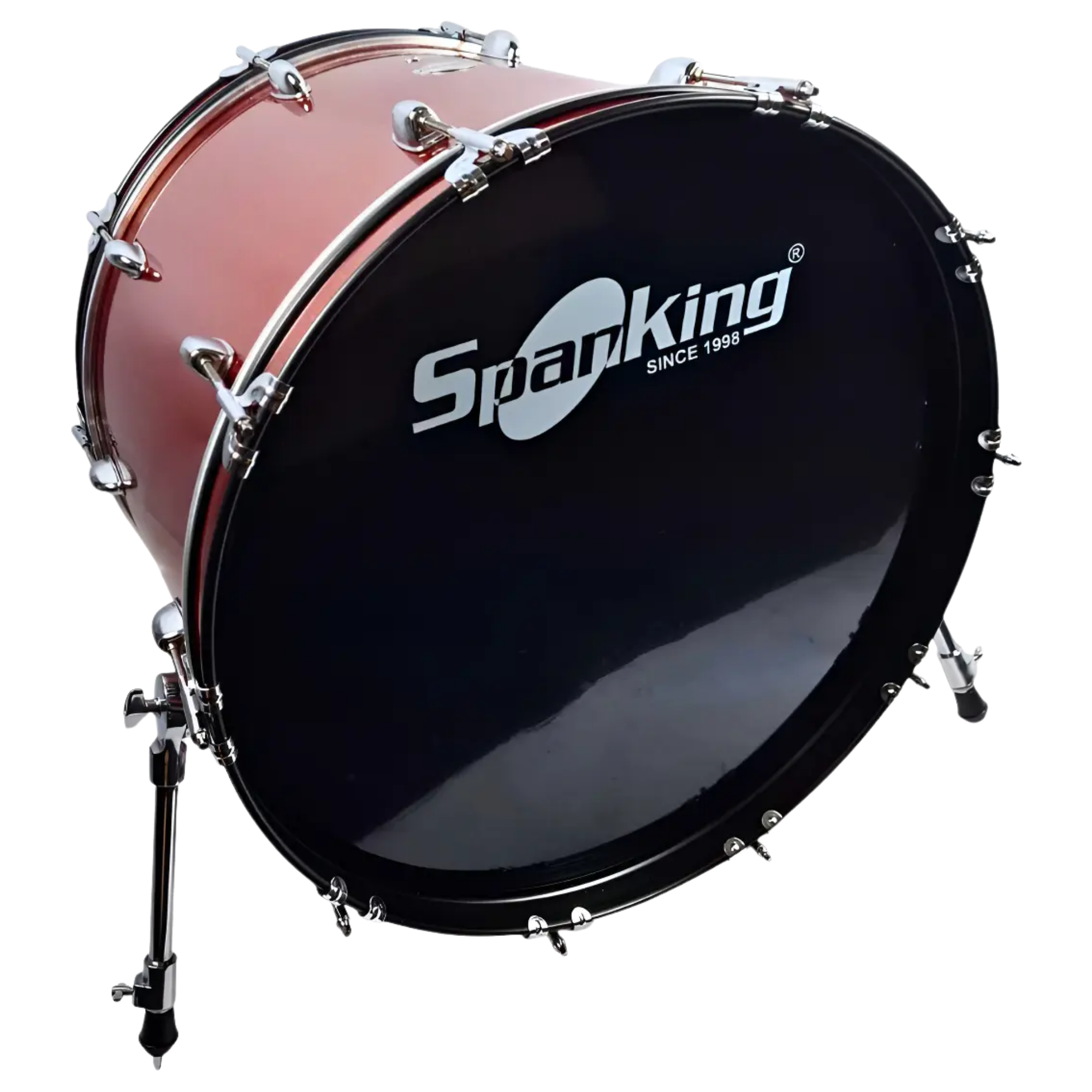 Bumbo de Bateria Spanking 22x16” 10 Afinações Orange Sparkle
