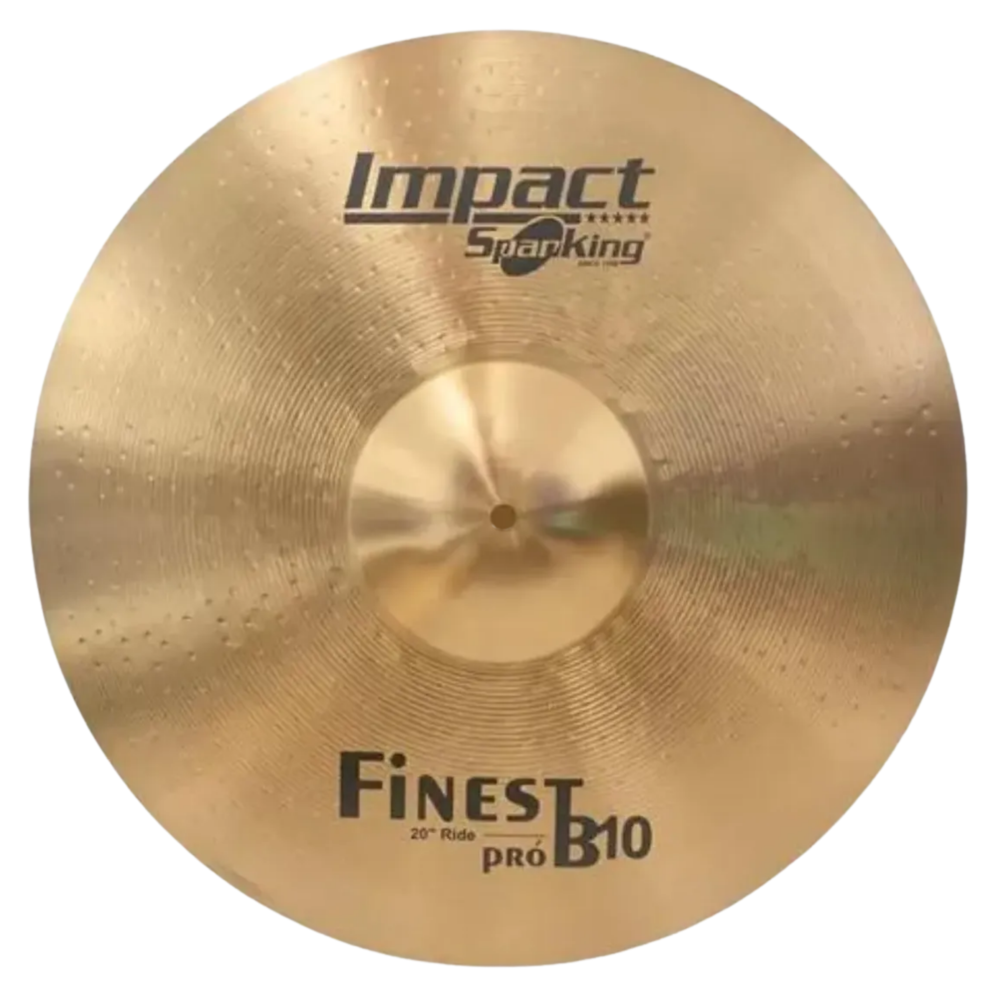 Prato Ride Spanking Impact Finest B10 20” de Condução para Bateria Acústica