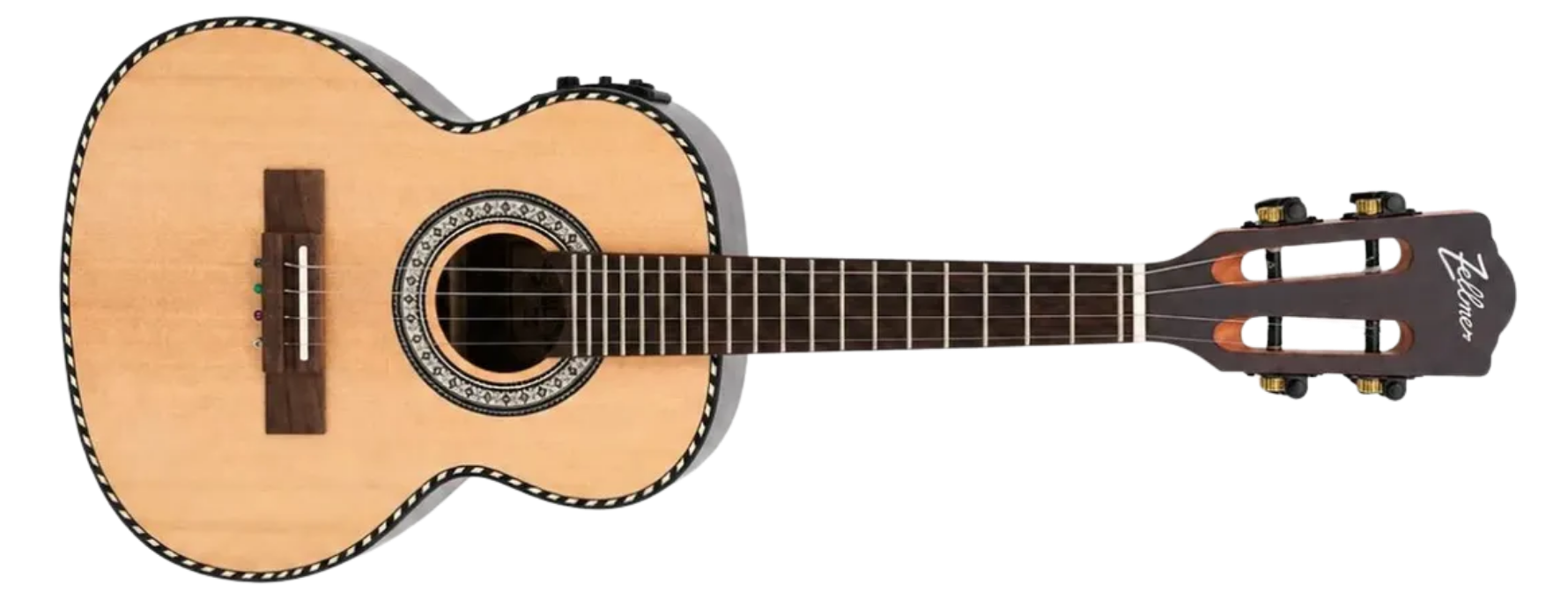Cavaco Eletroacústico Zellmer Enredo Spruce Natural Fosco com Tampo Maciço