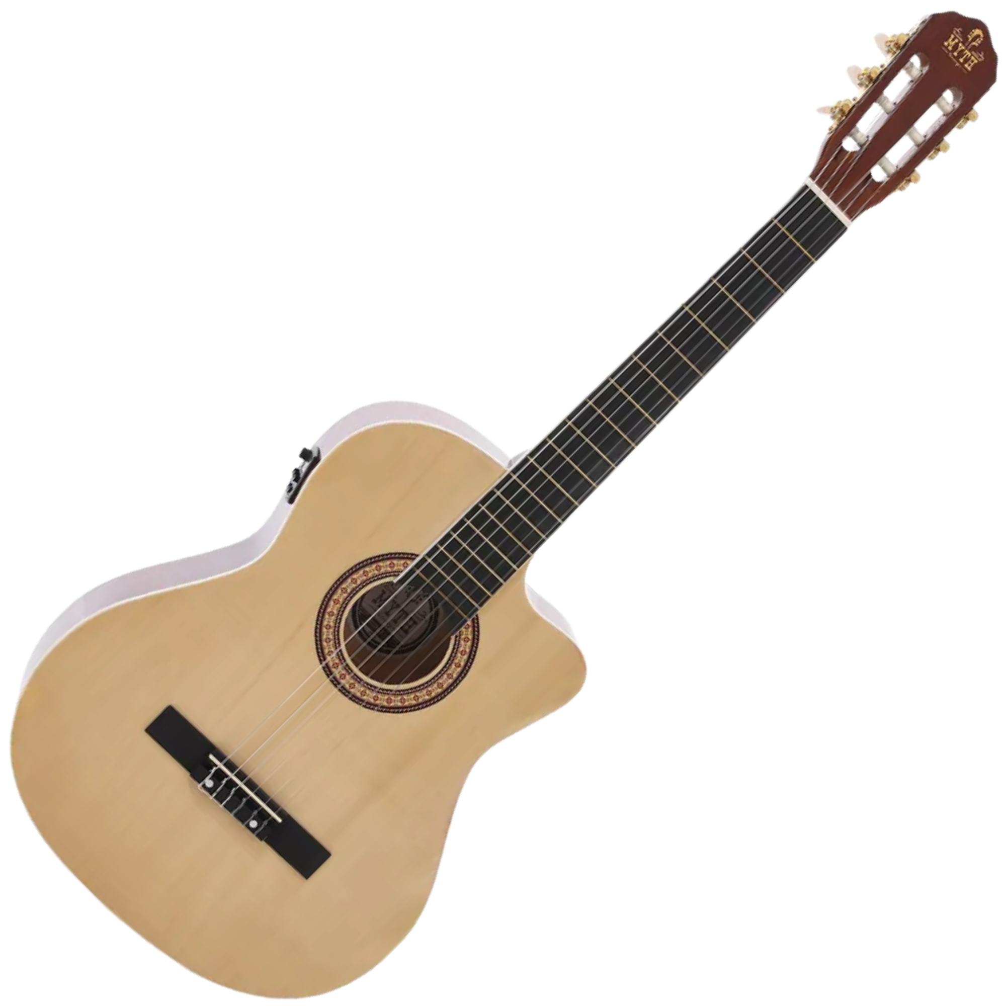 Violão Eletroacústico Nylon Zellmer MT39NCE Natural Light Coffee Cutaway com EQ03LCD - 1588