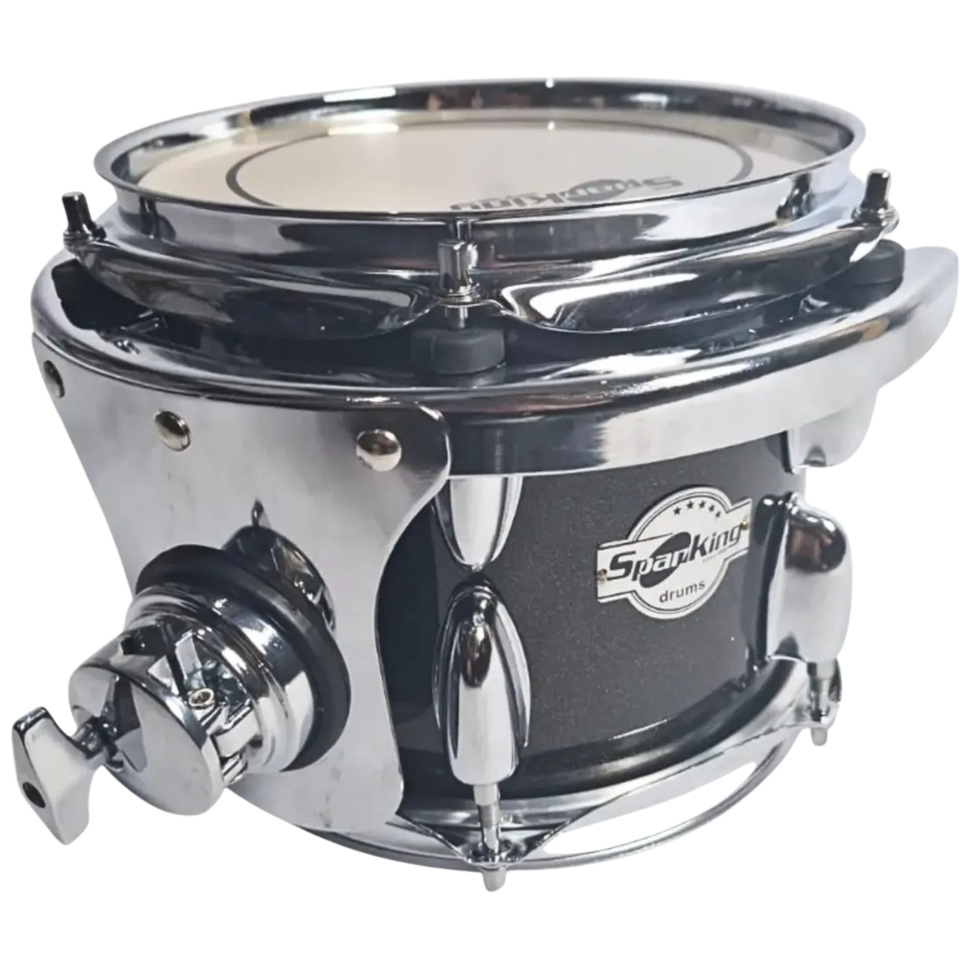 Tom para Bateria Spanking 8” x 6,5” Black Sparkle com 5 Afinações