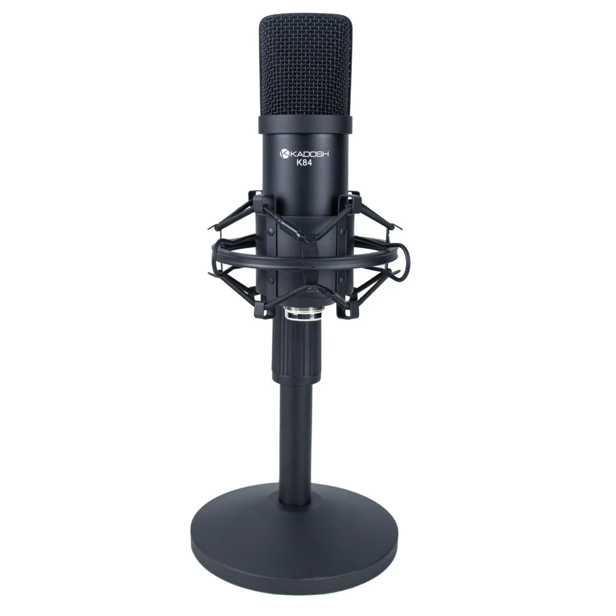 Microfone Condensador USB Kadosh K84 Cardioide para Podcast e Gravação 50Hz–15kHz