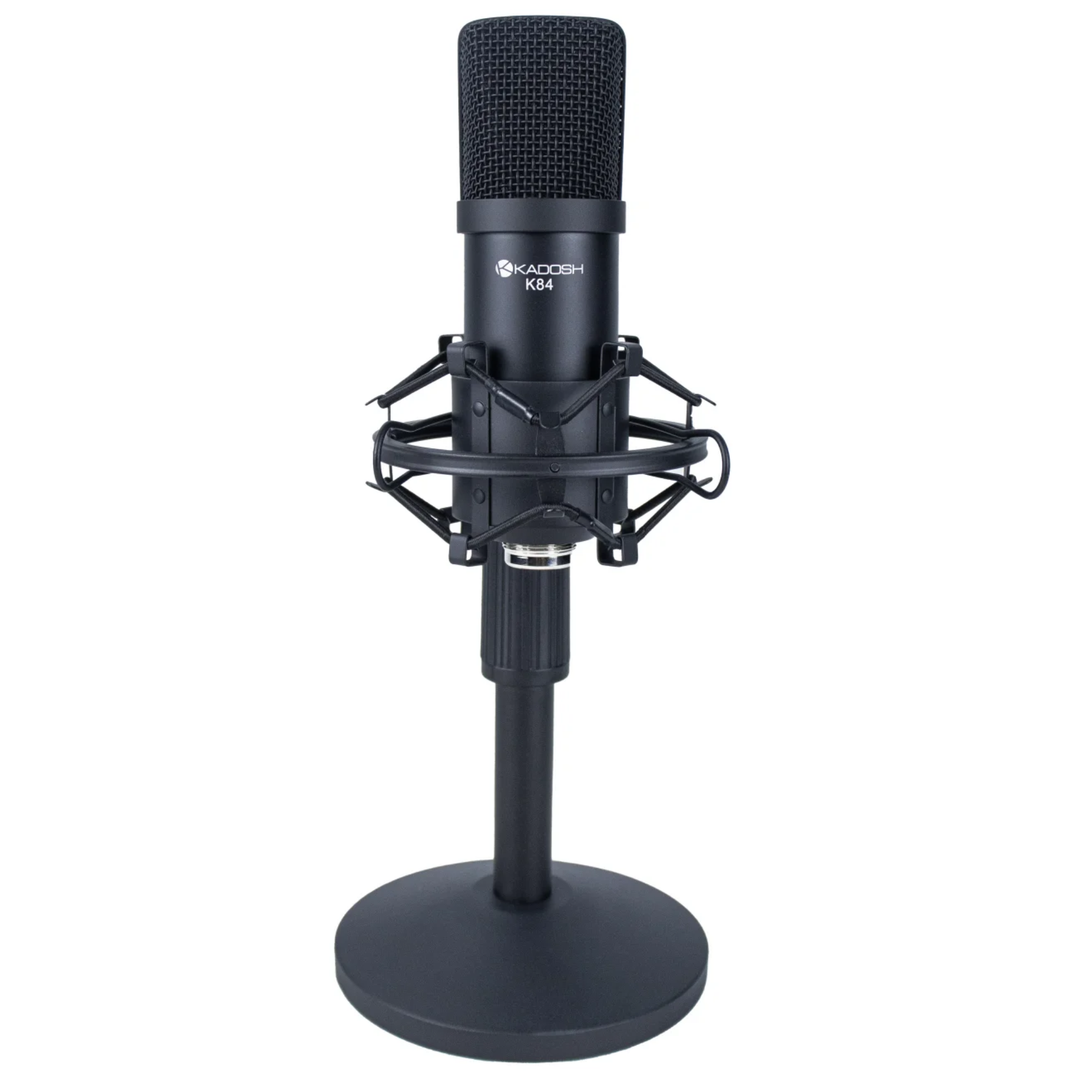 Microfone Condensador USB Kadosh K84 Cardioide para Podcast e Gravação 50Hz–15kHz