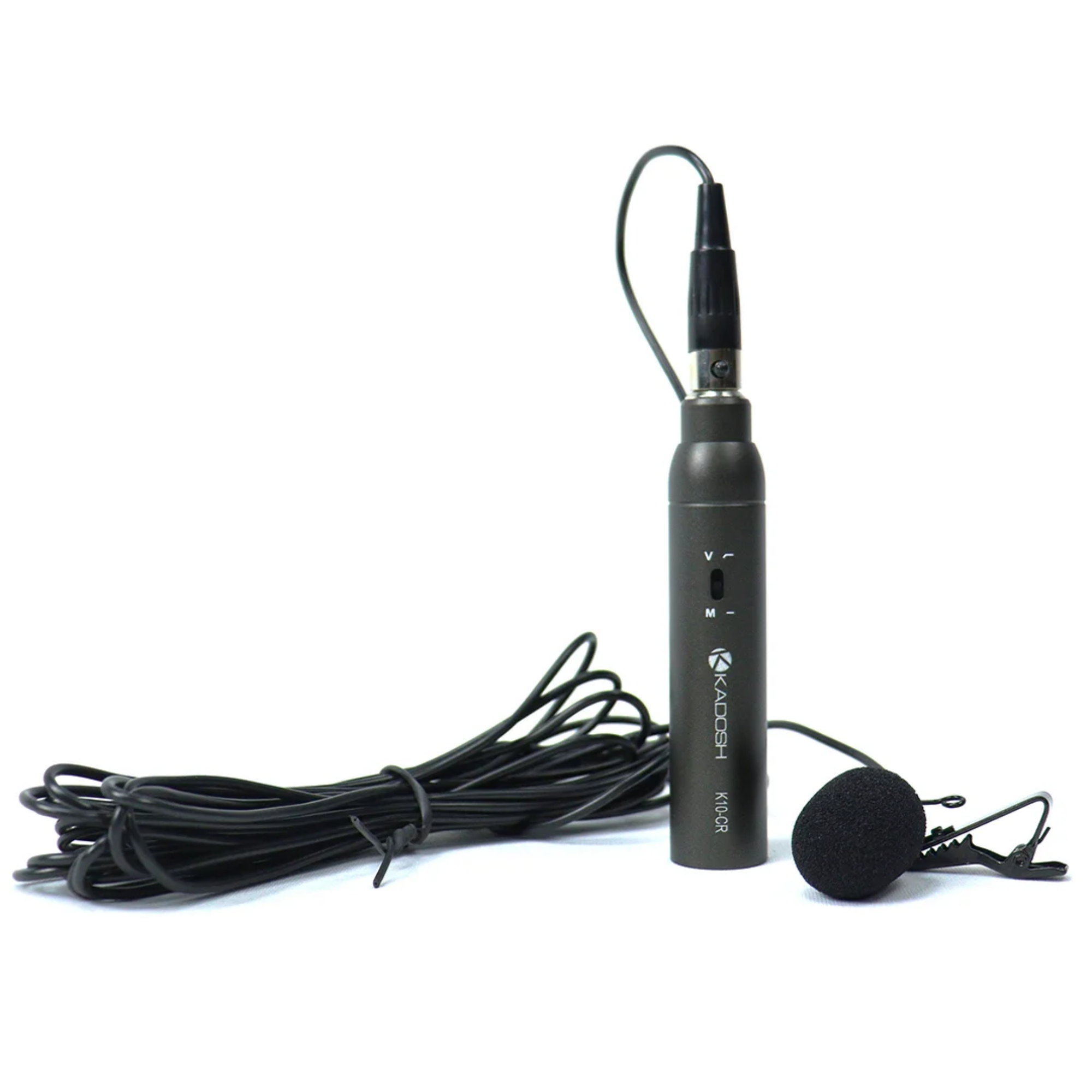 Microfone Condensador Supercardioide Kadosh KCR-10 para Coral com Instalação Suspensa, Phantom Power e Filtro Low Cut