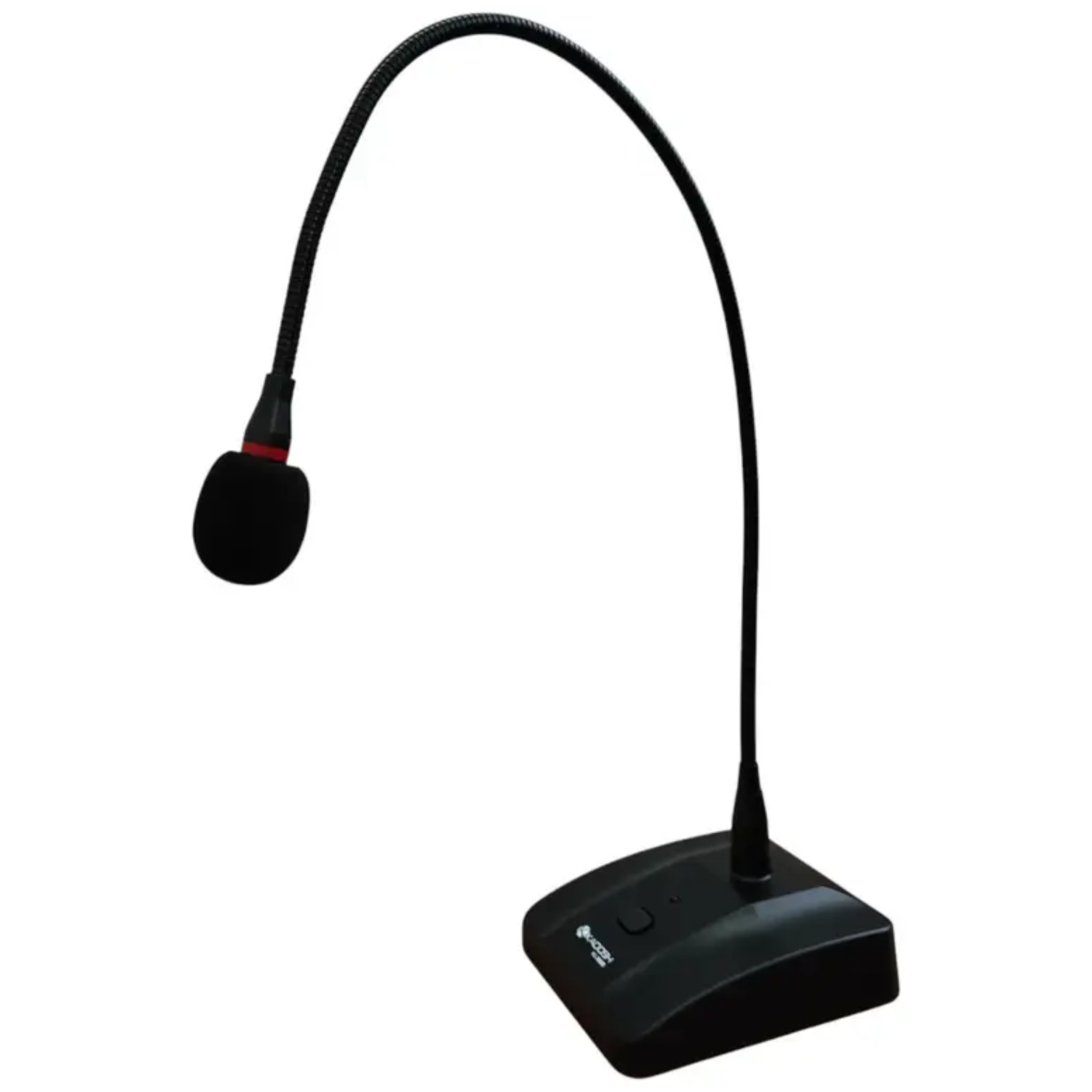 Microfone Gooseneck Kadosh KG-360D Condensador Cardioide para Mesa com Haste Flexível de 60 cm, Botão Mute e Conector XLR