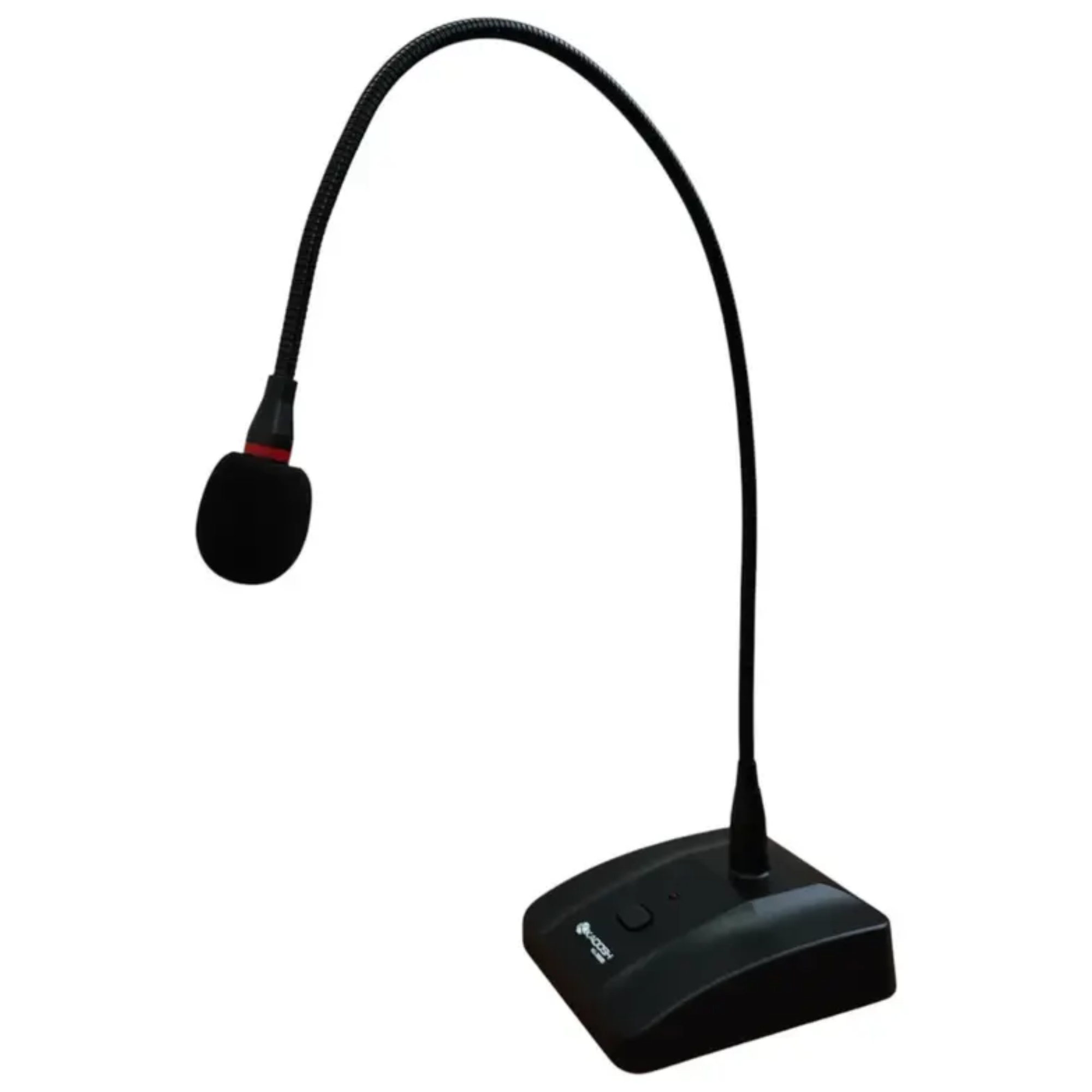 Microfone Gooseneck Kadosh KG-360D Condensador Cardioide para Mesa com Haste Flexível de 60 cm, Botão Mute e Conector XLR