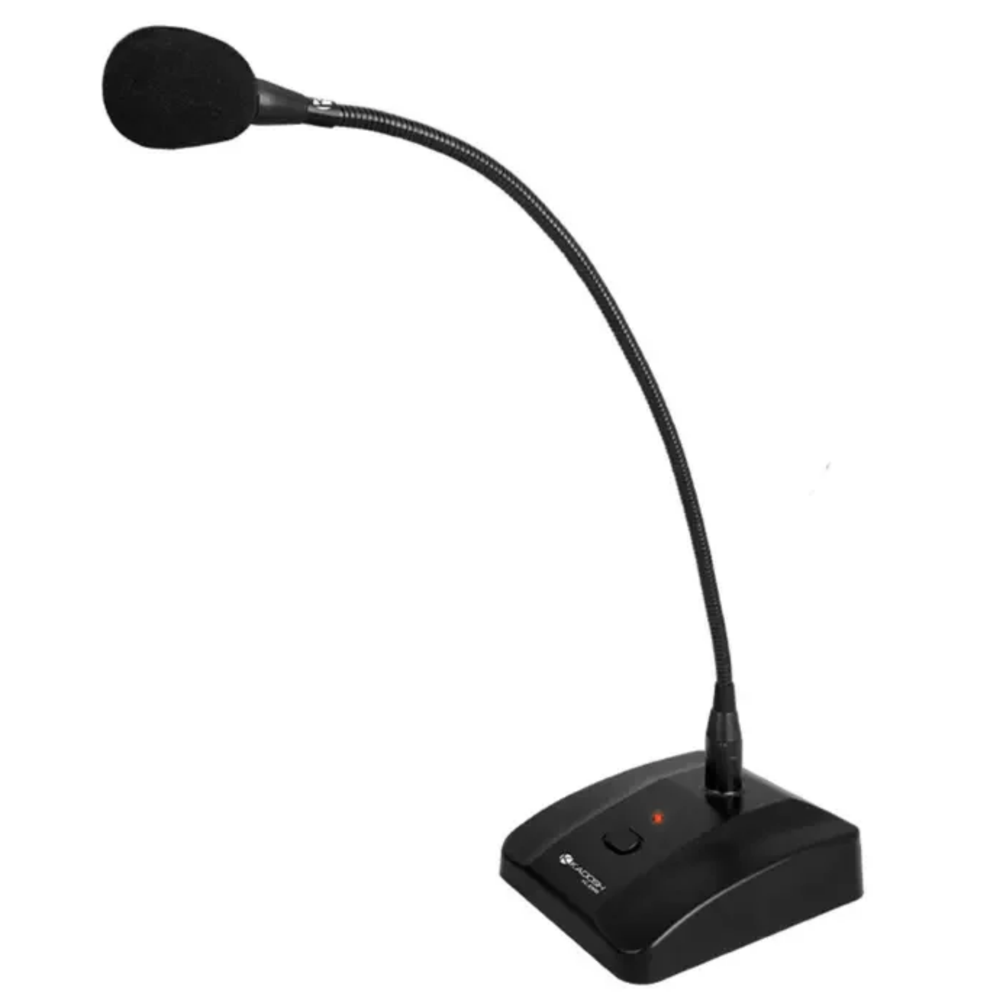 Microfone Gooseneck Kadosh KG-330D Condensador Cardioide com Haste Flexível Ajustável Alimentação por 2 Pilhas AA e Conector XLR