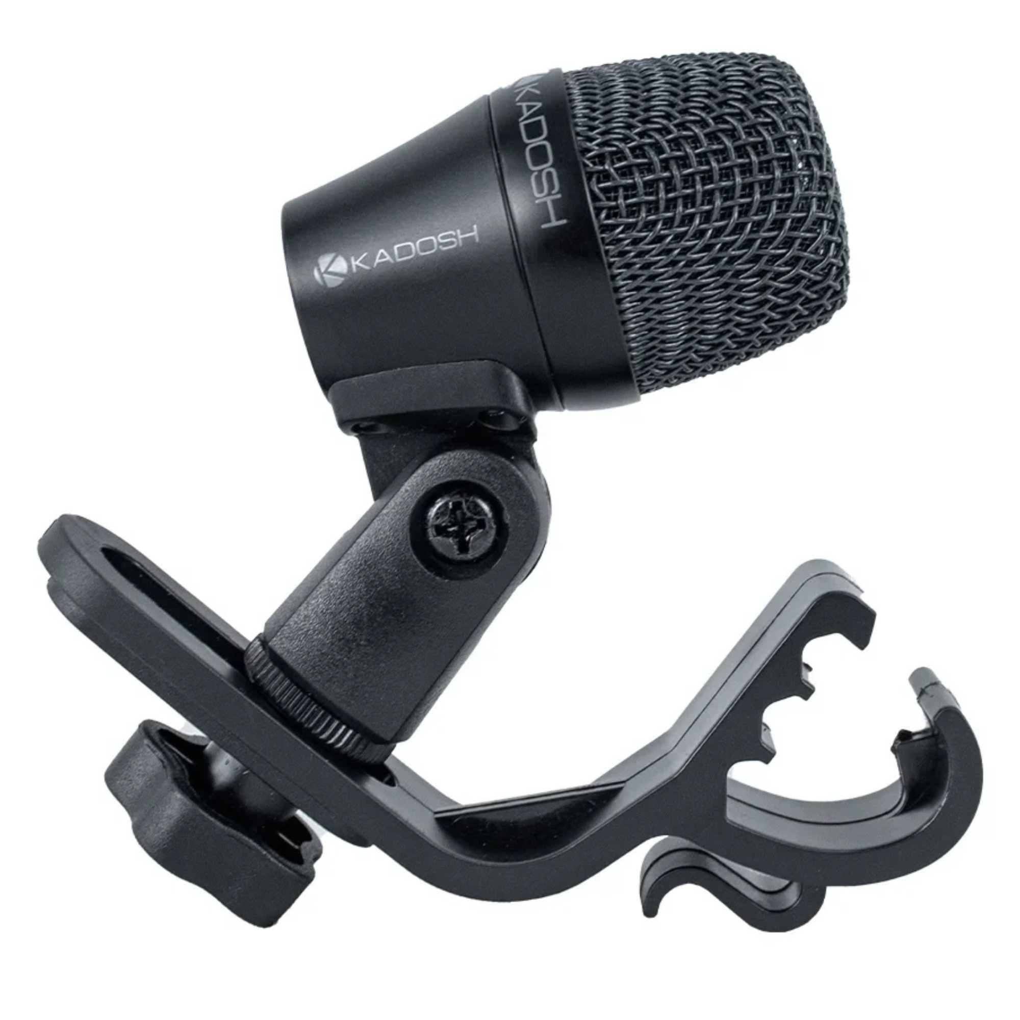 Microfone Dinâmico Kadosh KMD-210 para Bateria Tons e Caixa com Fixação em Aro Padrão Cardioide Conector XLR