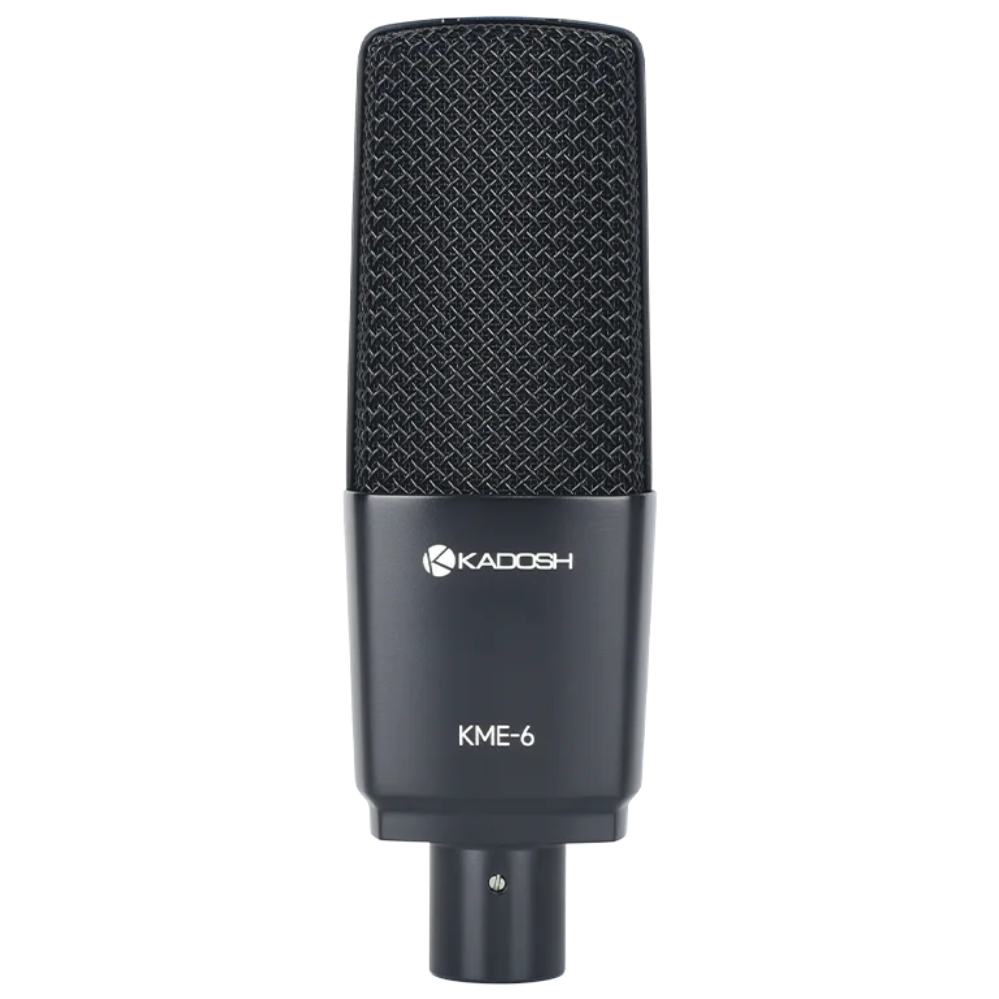 Microfone Condensador Kadosh KME-6 Cardioide com Cápsula de 25 mm Saída XLR Phantom Power 48V e Suporte Antichoque