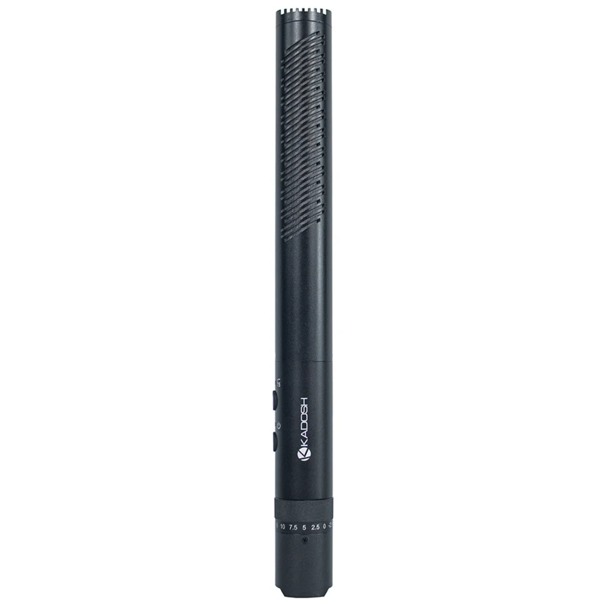 Microfone Shotgun Kadosh KSC-18 Supercardioide para Câmeras com Saída USB-C para P2 3,5 mm Monitoramento por Fone, Ganho Ajustável e Filtro Low-Cut