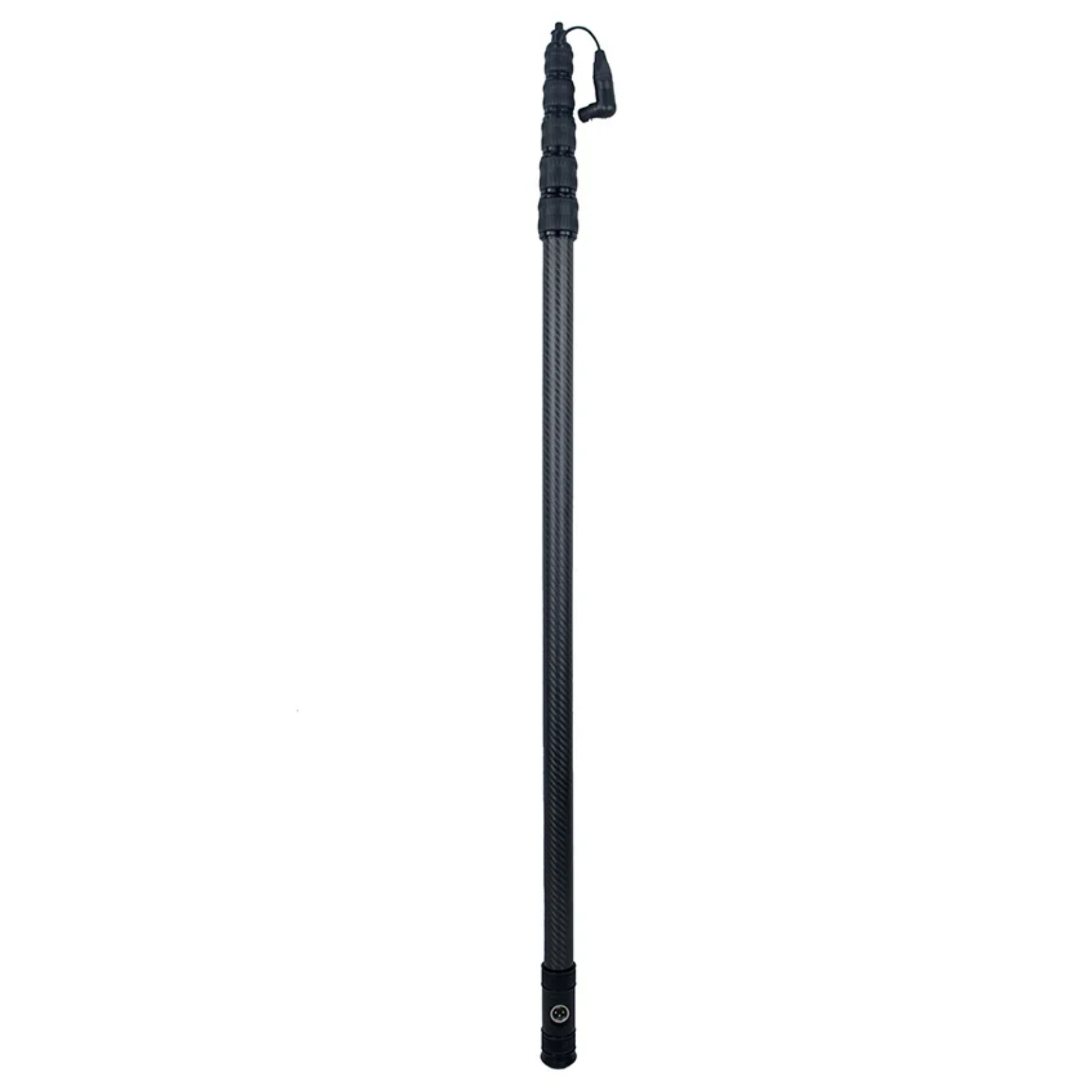 Vara Boom para Microfone Shotgun Kadosh KVB-300 Fibra de Carbono 3 Metros com 4 Seções e Cabo XLR Neutrik