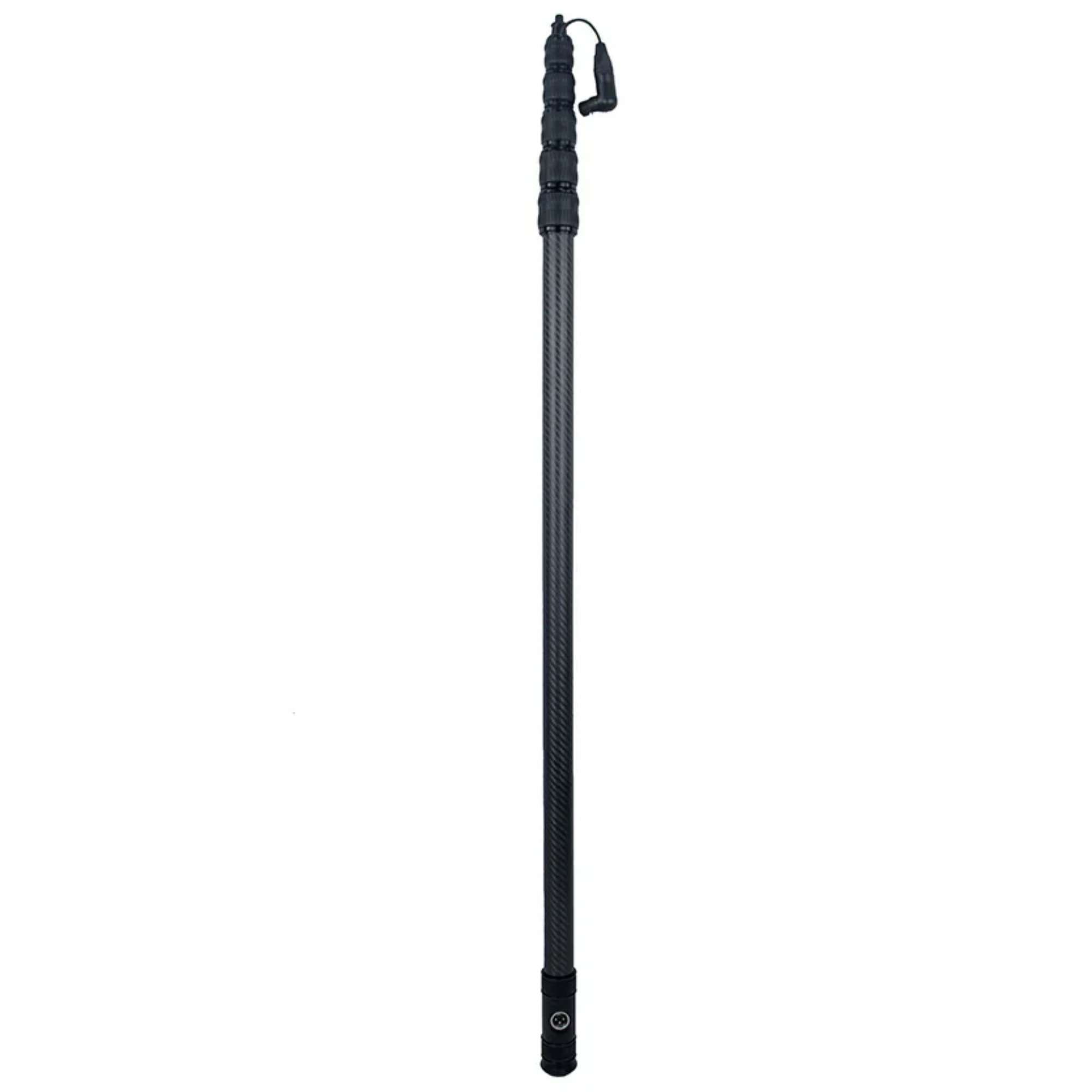 Vara Boom para Microfone Shotgun Kadosh KVB-300 Fibra de Carbono 3 Metros com 4 Seções e Cabo XLR Neutrik