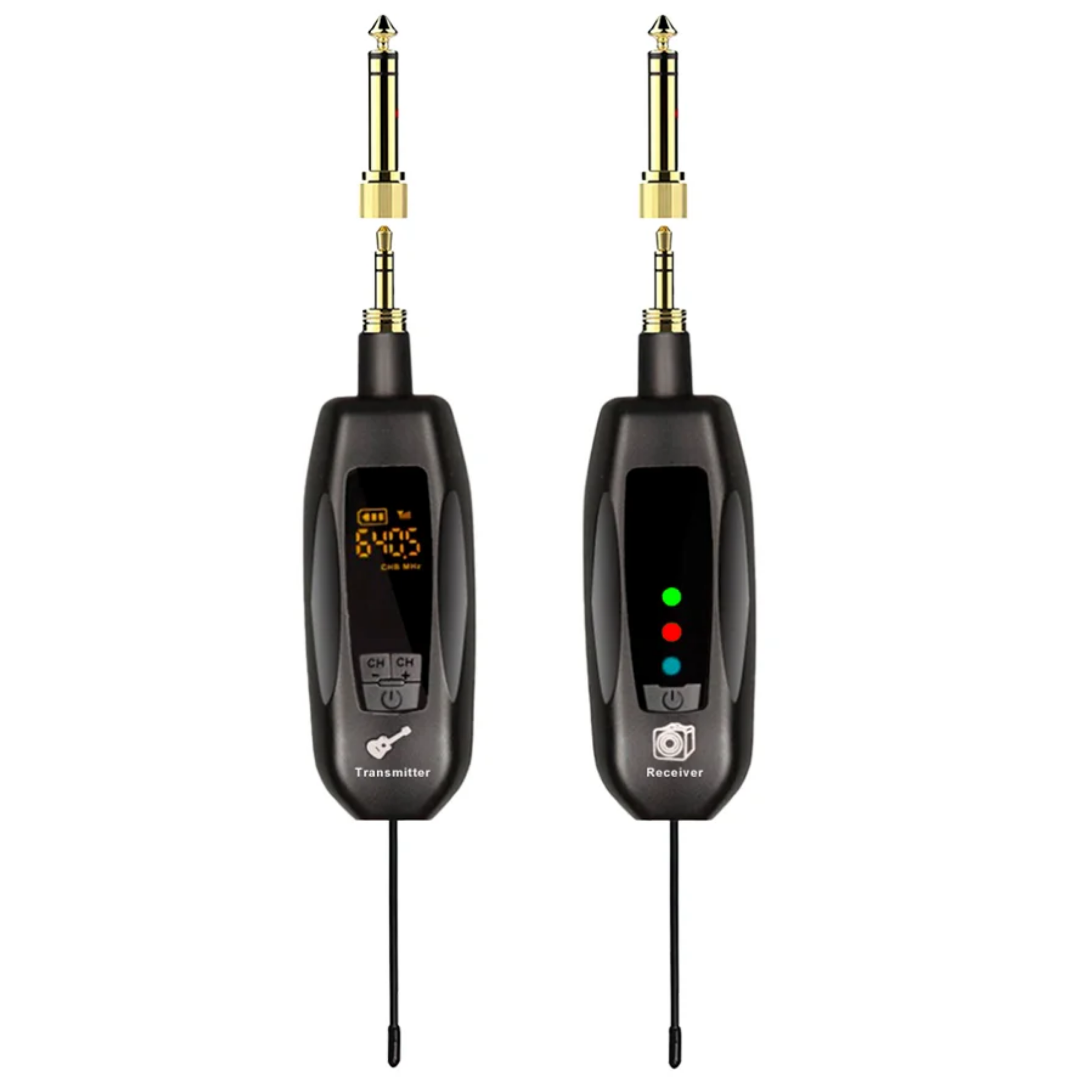 Transmissor Sem Fio Kadosh KTR9 UHF 630-690MHz com 30 Frequências Pré-Configuradas Alcance de até 50m