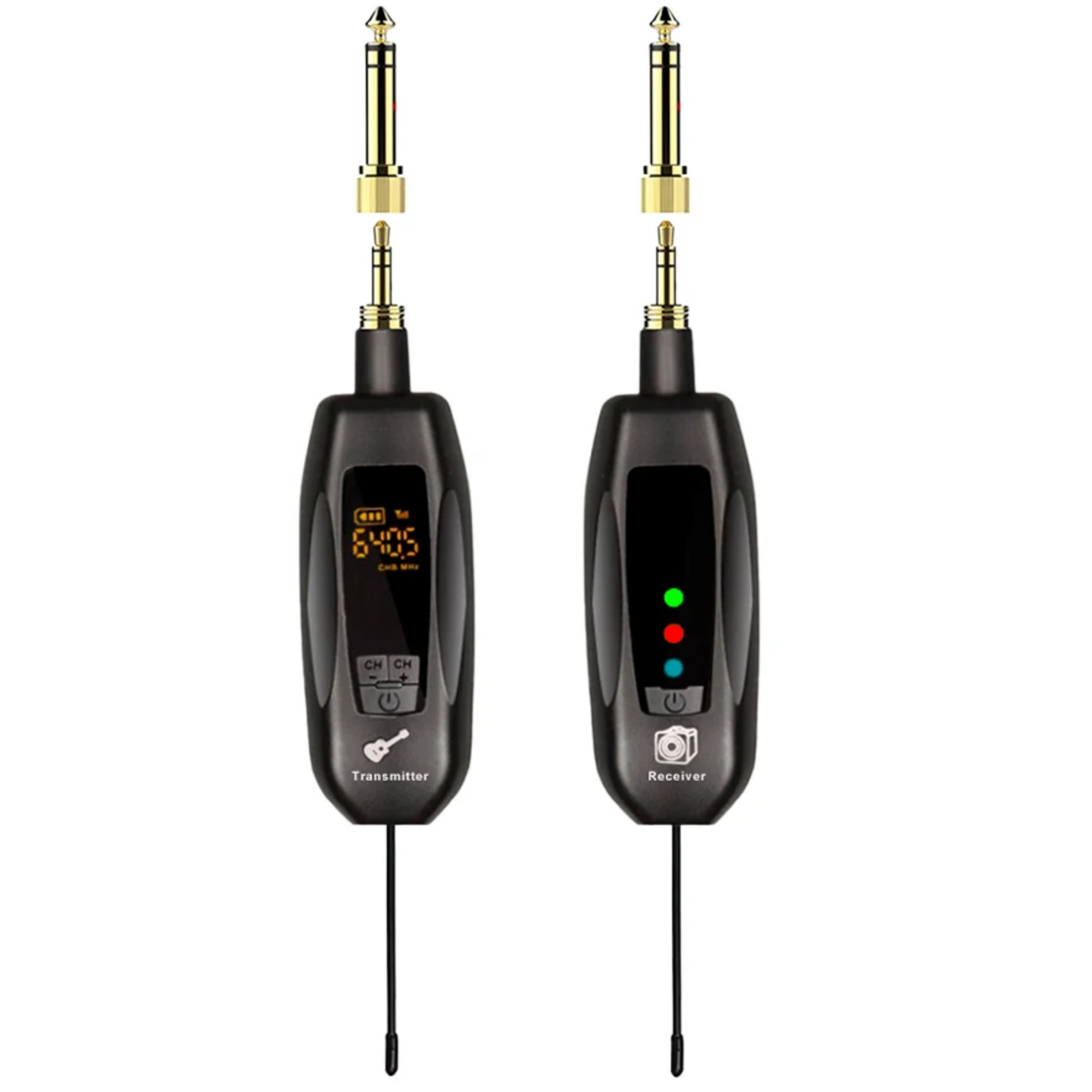 Transmissor Sem Fio Kadosh KTR9 UHF 630-690MHz com 30 Frequências Pré-Configuradas Alcance de até 50m