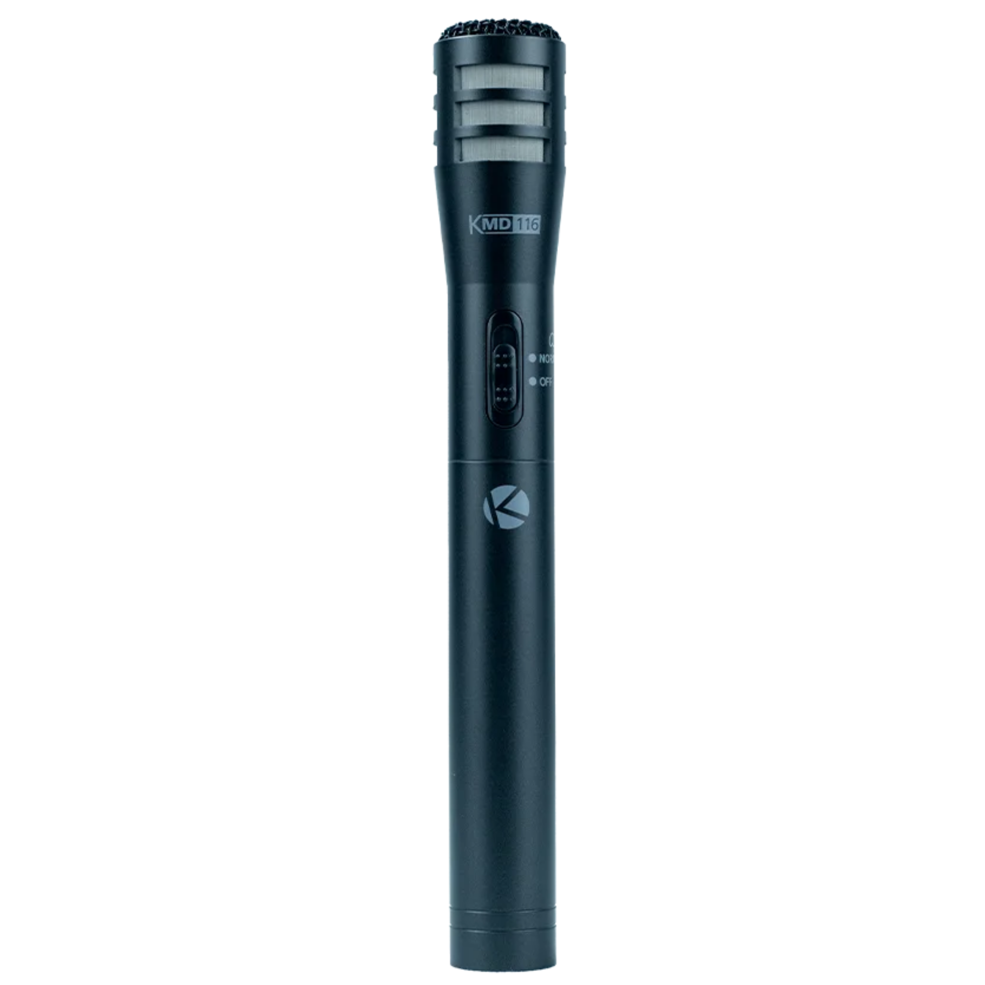 Microfone Condensador para Over Kadosh KMD 116 Cardioide para Pratos e Hi-Hat com Chave Liga/Desliga e Conector XLR