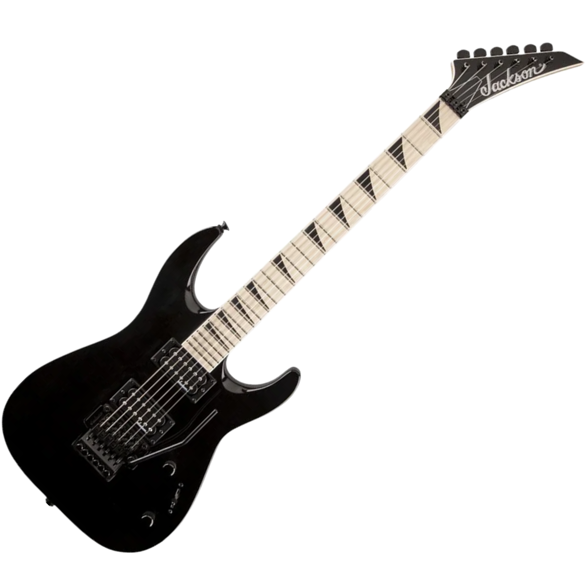 Guitarra Jackson Arch Top JS32 Dinky 6 Cordas com Tampo Quilt Black
